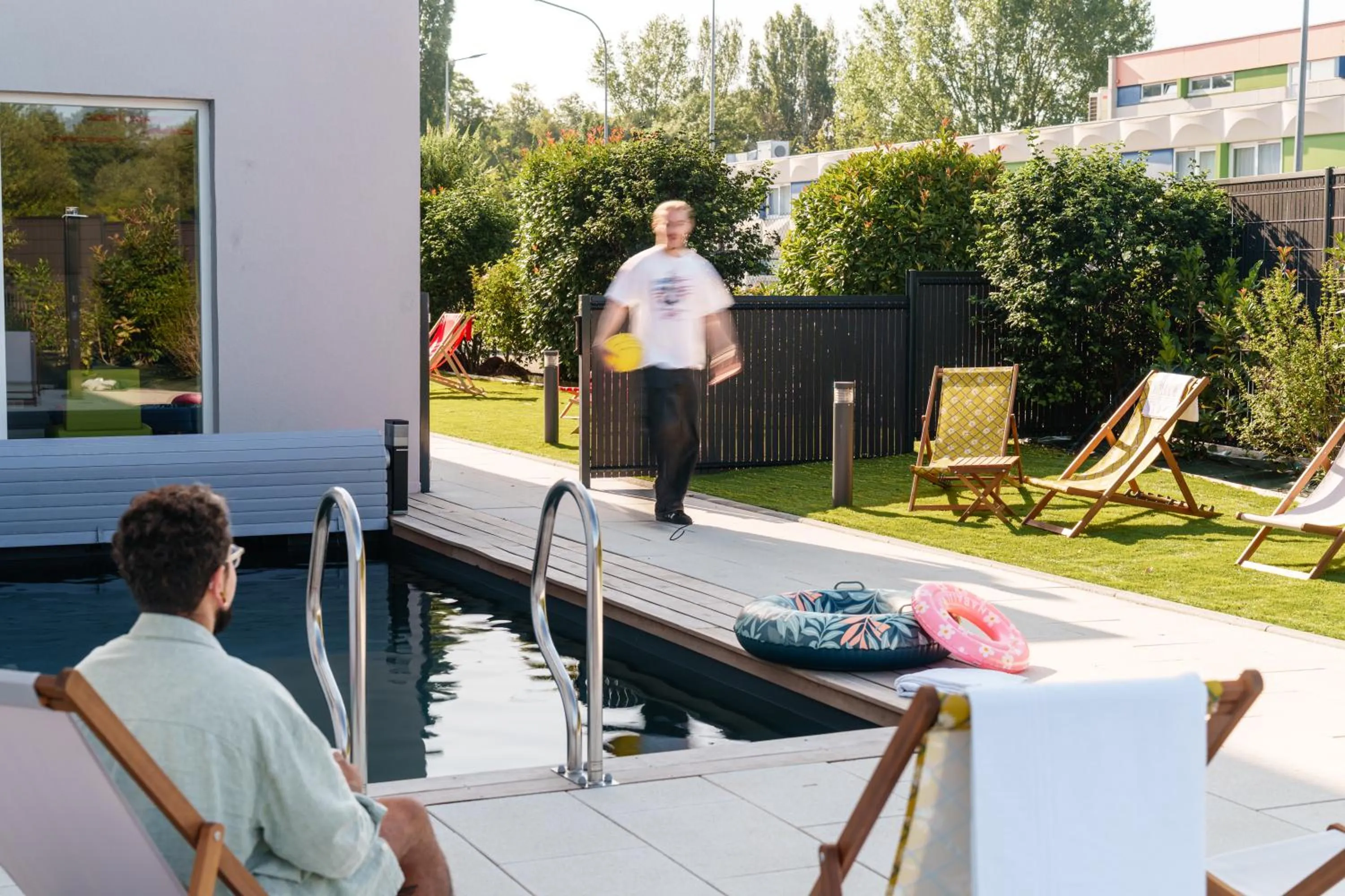 Swimming pool in ibis budget Strasbourg Sud Illkirch