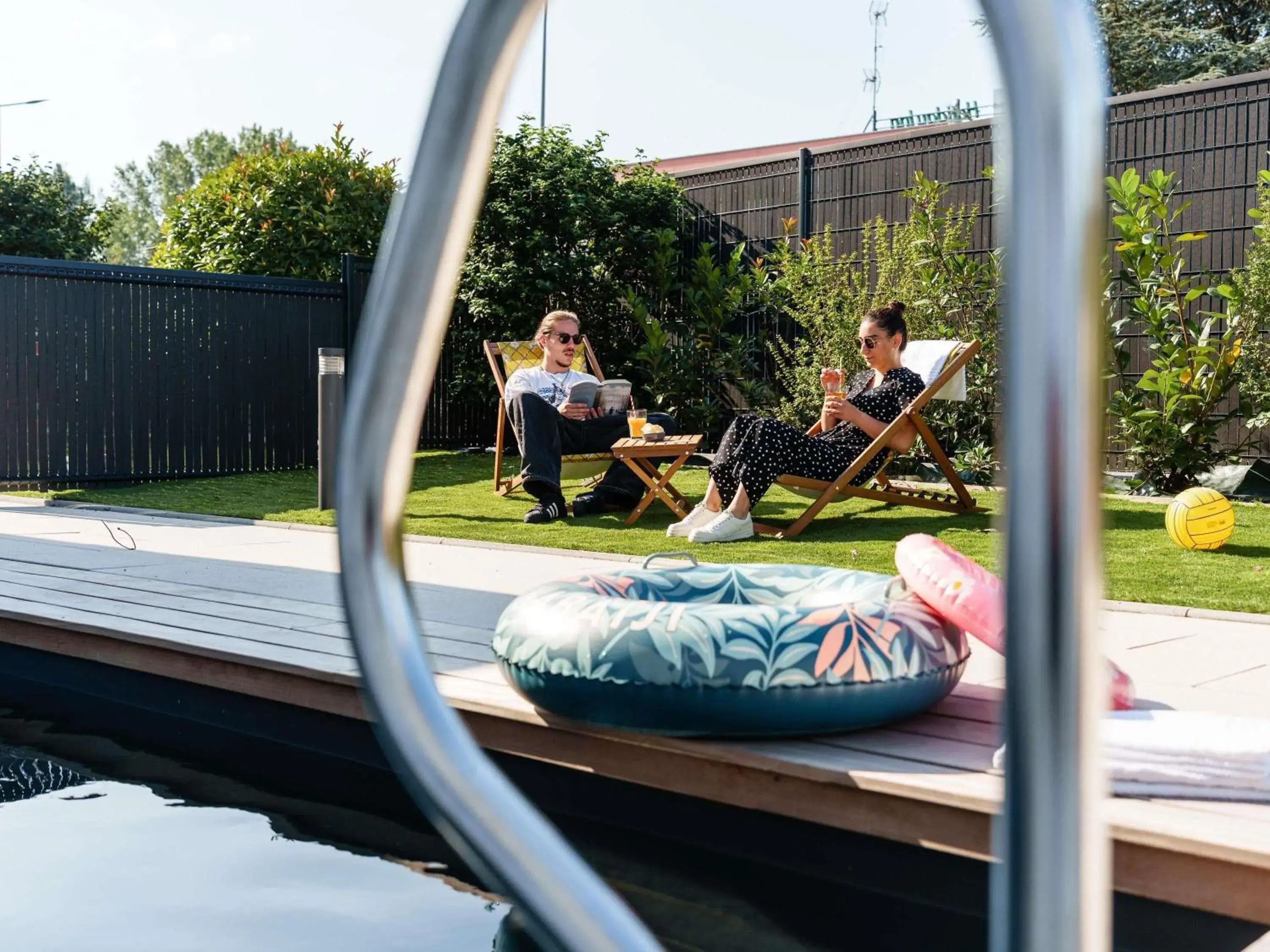 Pool view in ibis budget Strasbourg Sud Illkirch Pool view in ibis budget Strasbourg Sud Illkirch