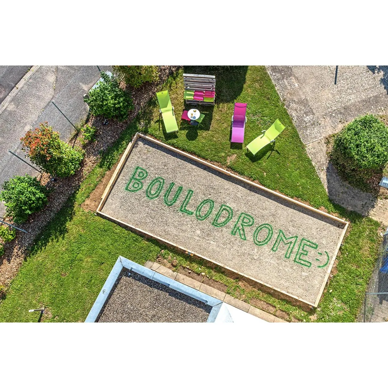 Garden in ibis budget Strasbourg Sud Illkirch