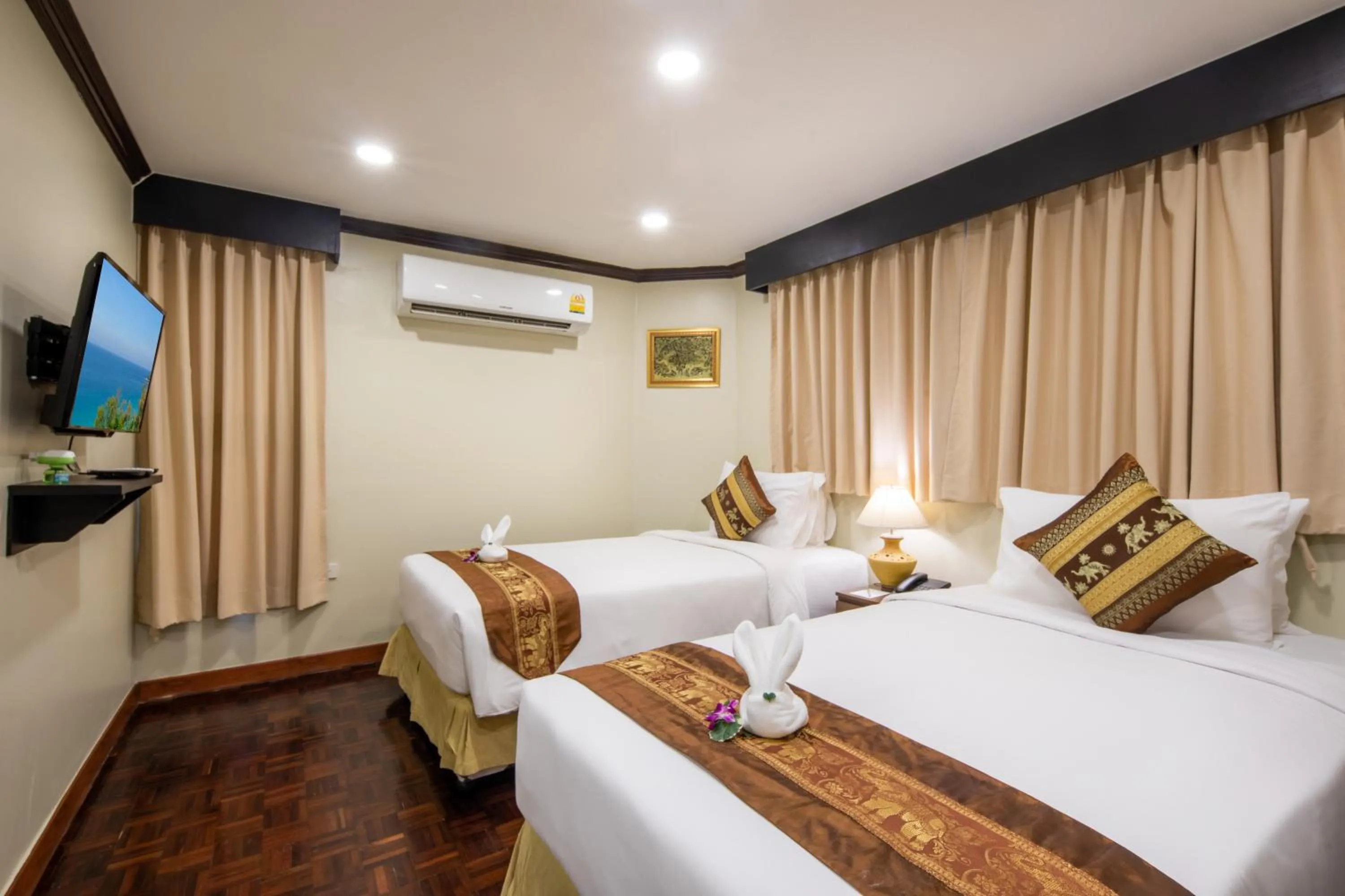 Bed in Princess Kamala Beachfront Hotel - SHA Extra Plus