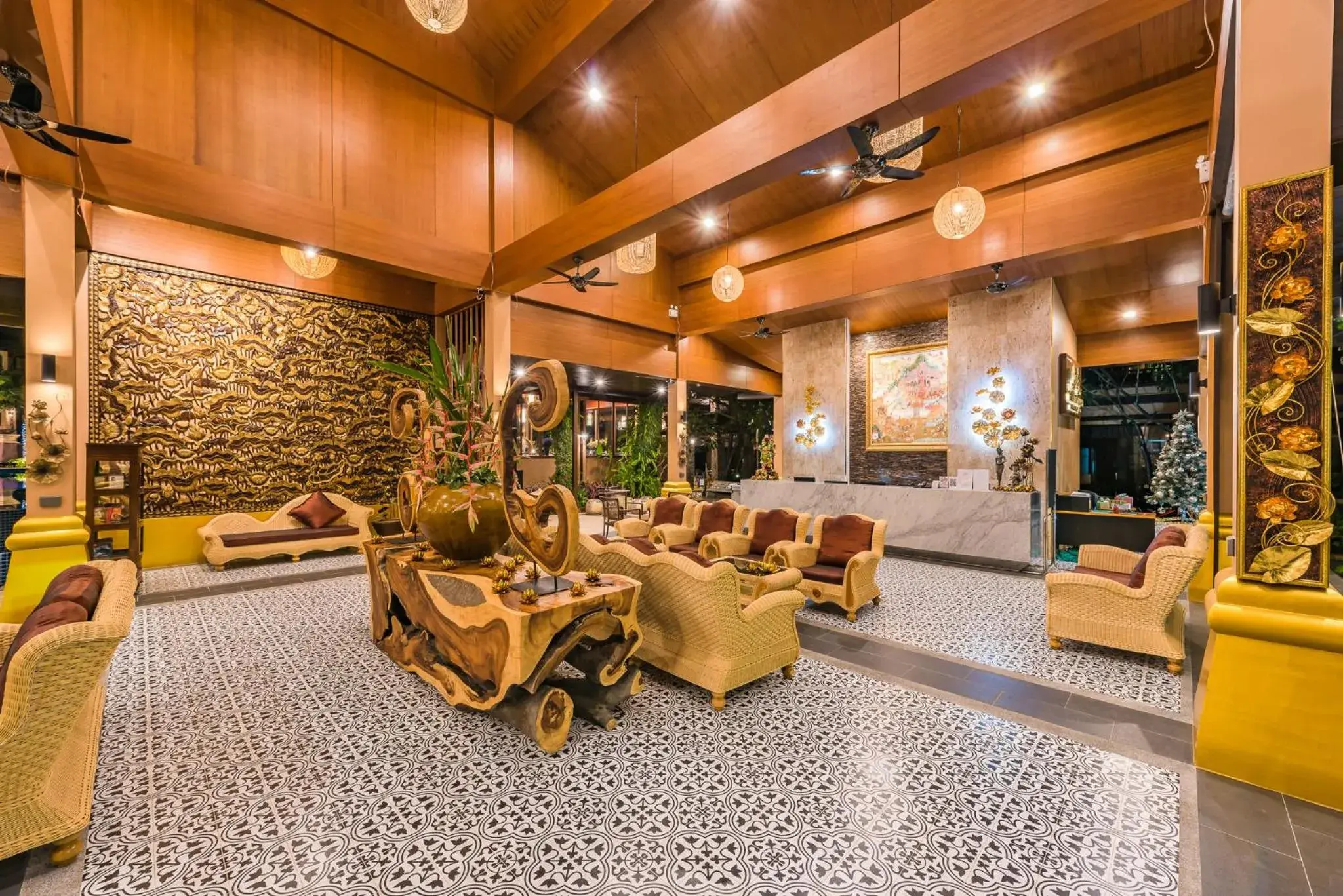 Lobby or reception in Princess Kamala Beachfront Hotel - SHA Extra Plus Lobby or reception in Princess Kamala Beachfront Hotel - SHA Extra Plus