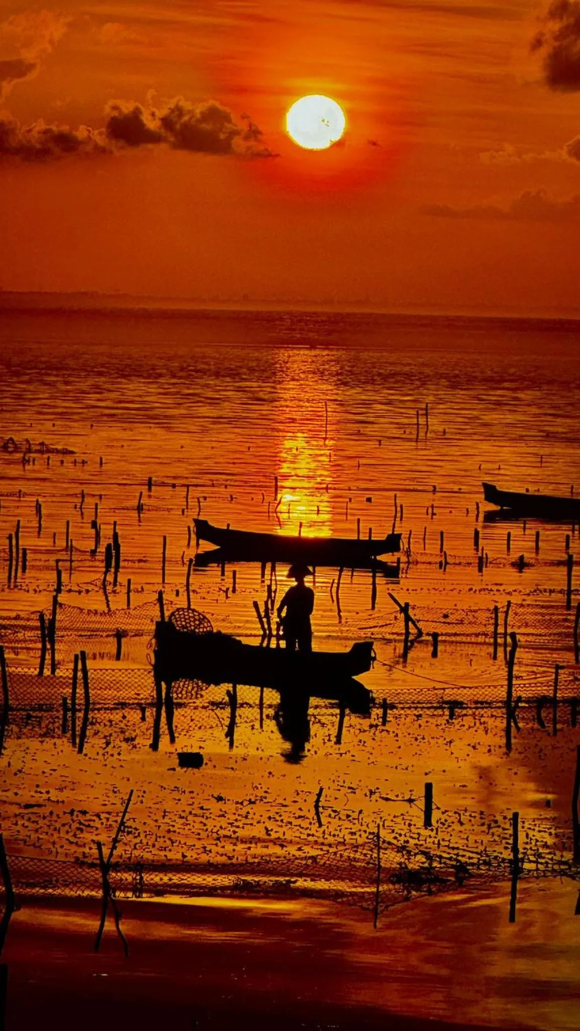 Sunset in Double'A beach house