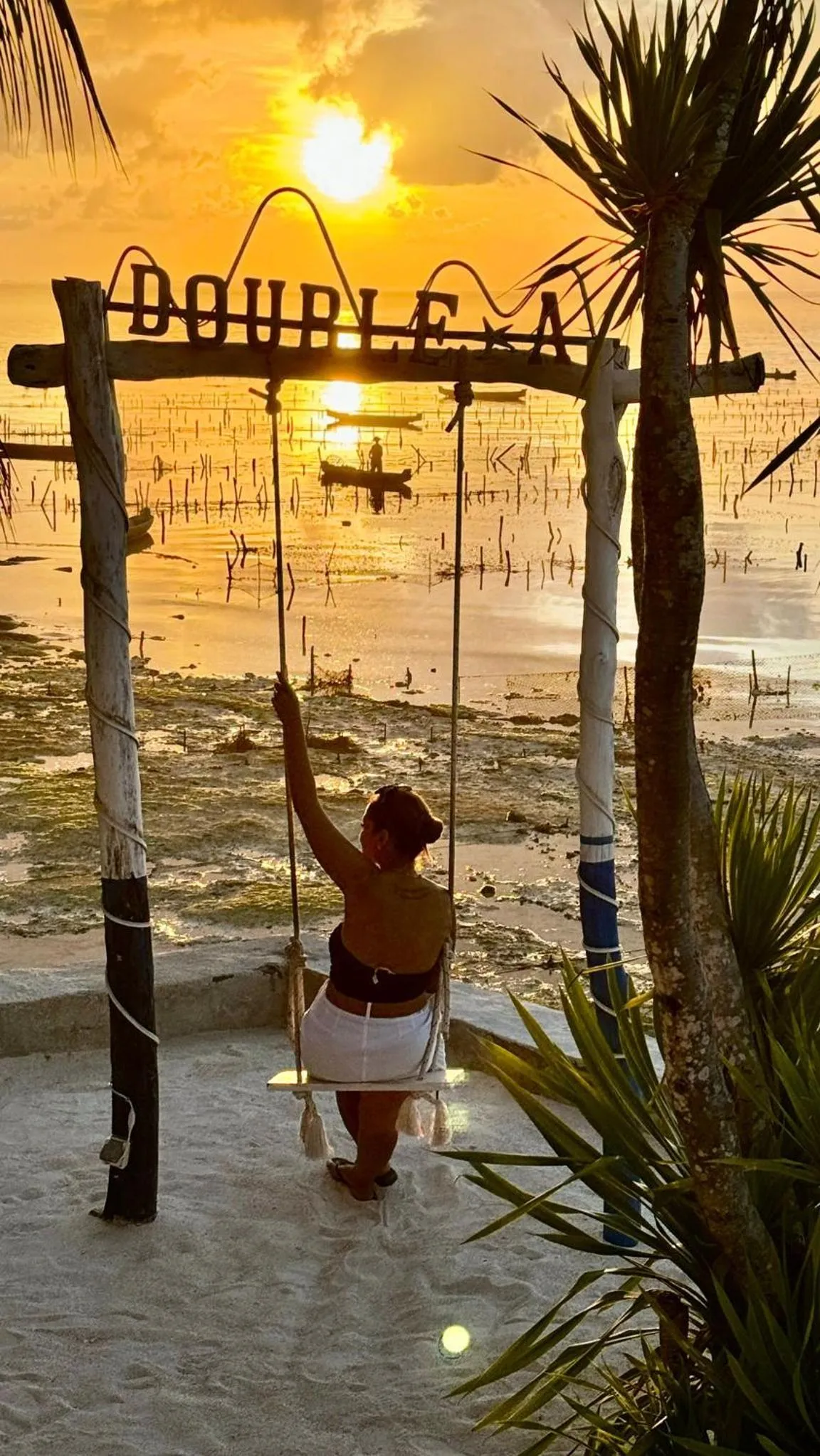 Sunset in Double'A beach house