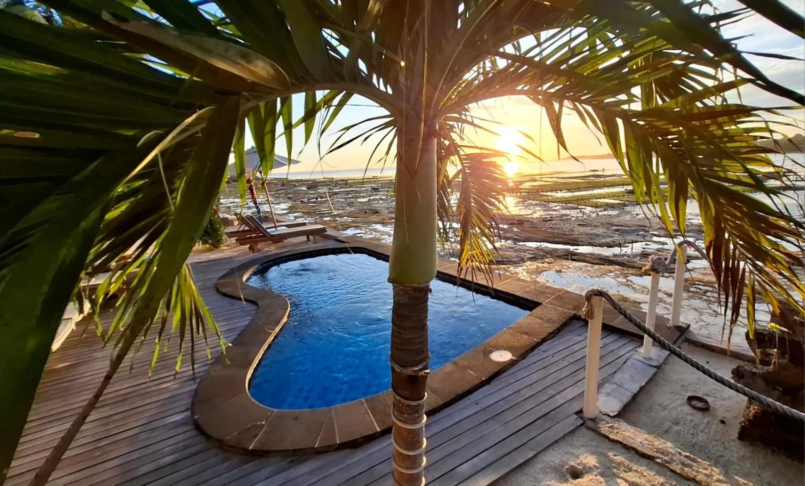Swimming pool in Double'A beach house