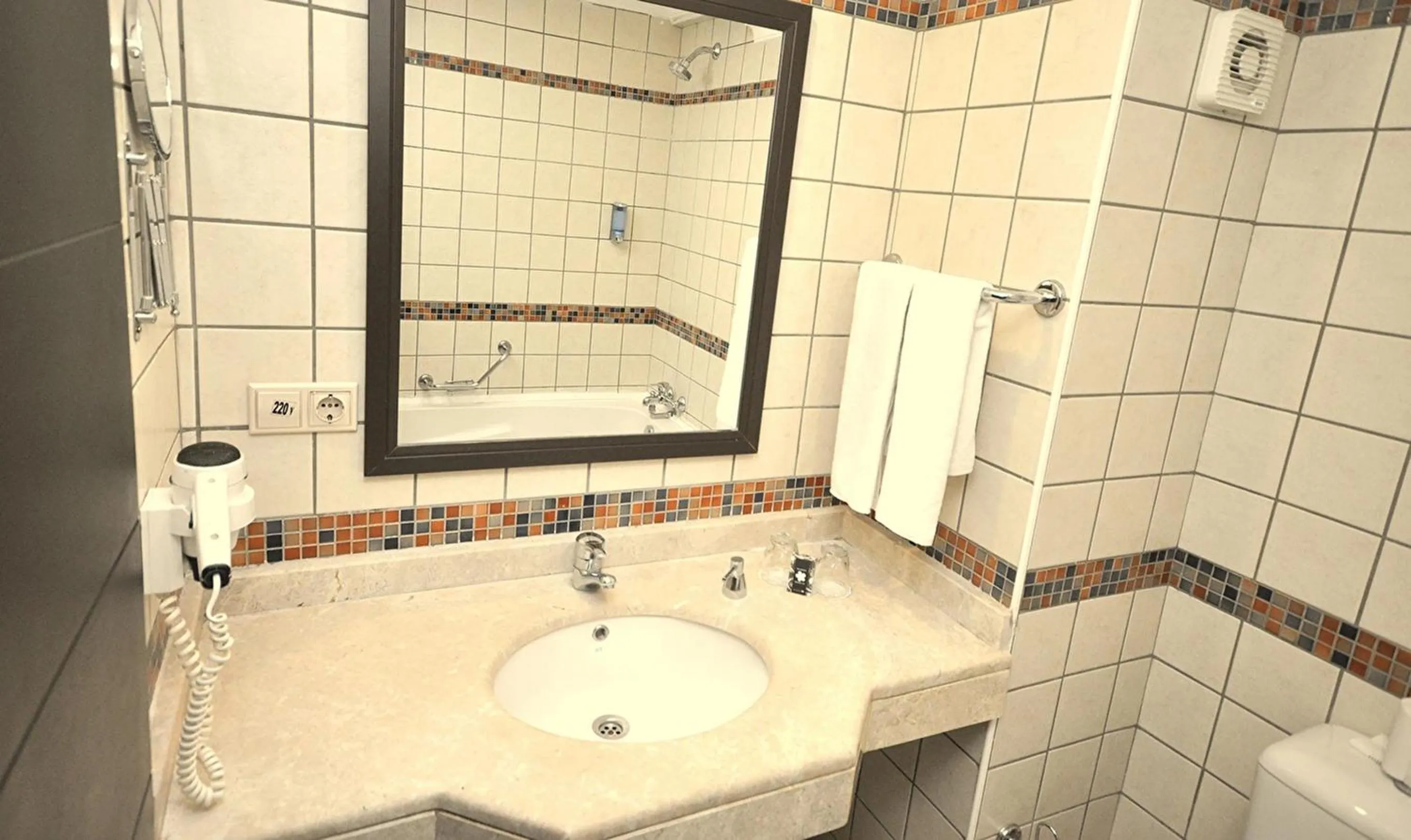 Toilet in Camyuva Beach Hotel