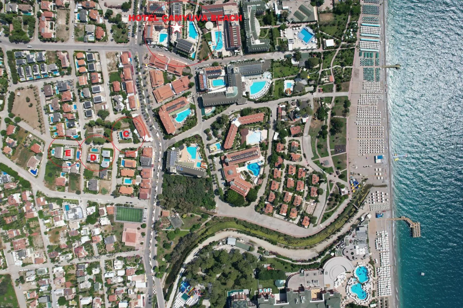 Property building in Camyuva Beach Hotel