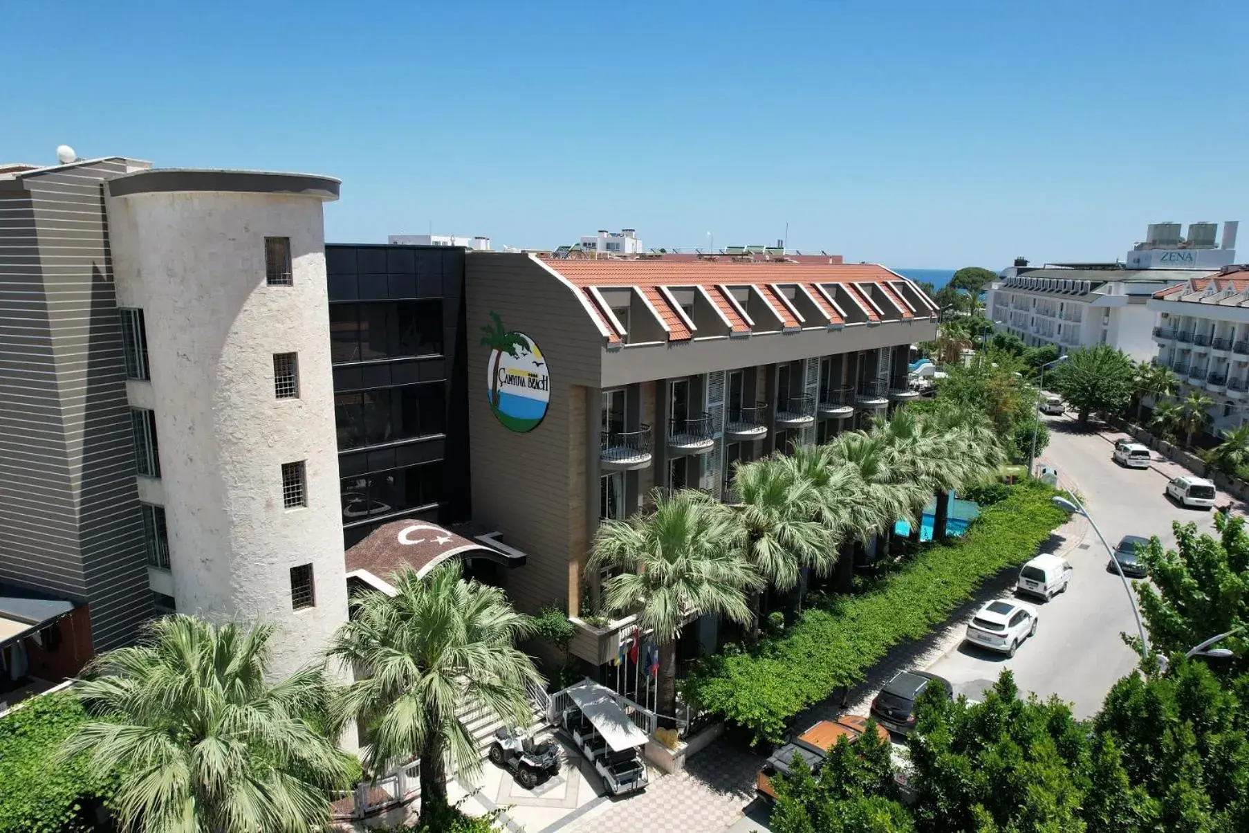 Property building in Camyuva Beach Hotel Property building in Camyuva Beach Hotel