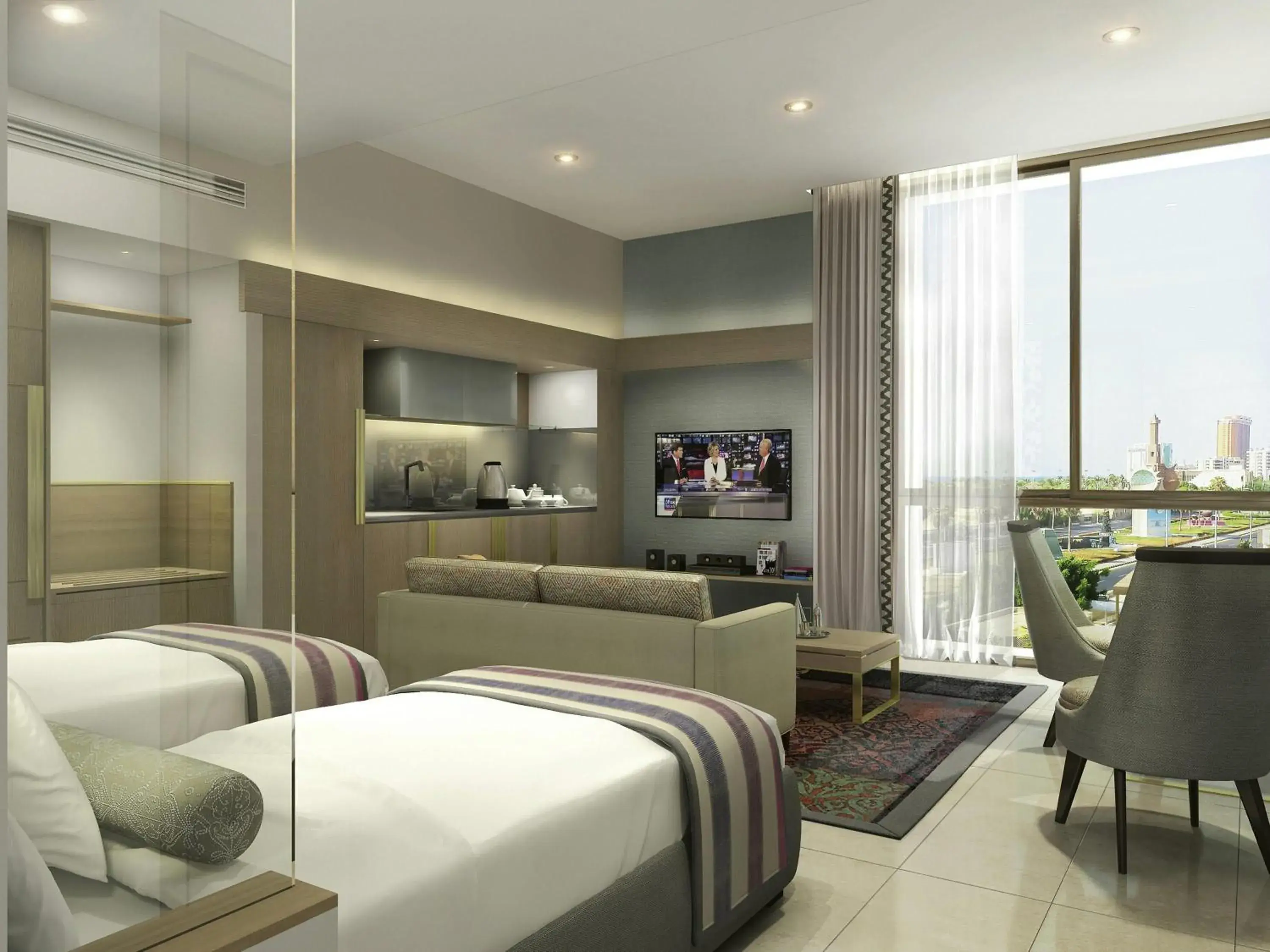 Bedroom, Bed in Mövenpick Hotel Tahlia Jeddah Bedroom, Bed in Mövenpick Hotel Tahlia Jeddah