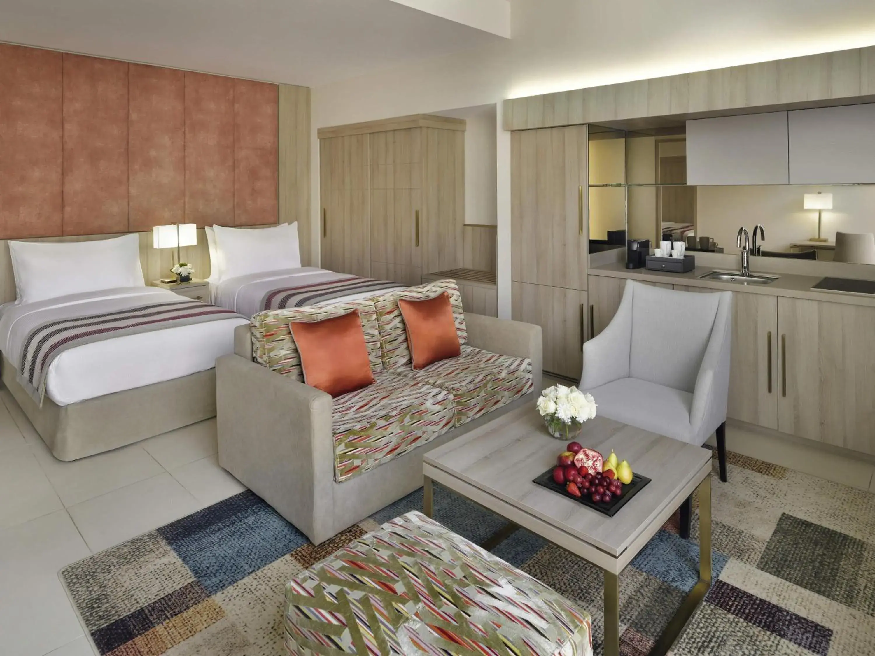 Residence Studio with Pool Access and Patio in Mövenpick Hotel Tahlia Jeddah Residence Studio with Pool Access and Patio in Mövenpick Hotel Tahlia Jeddah