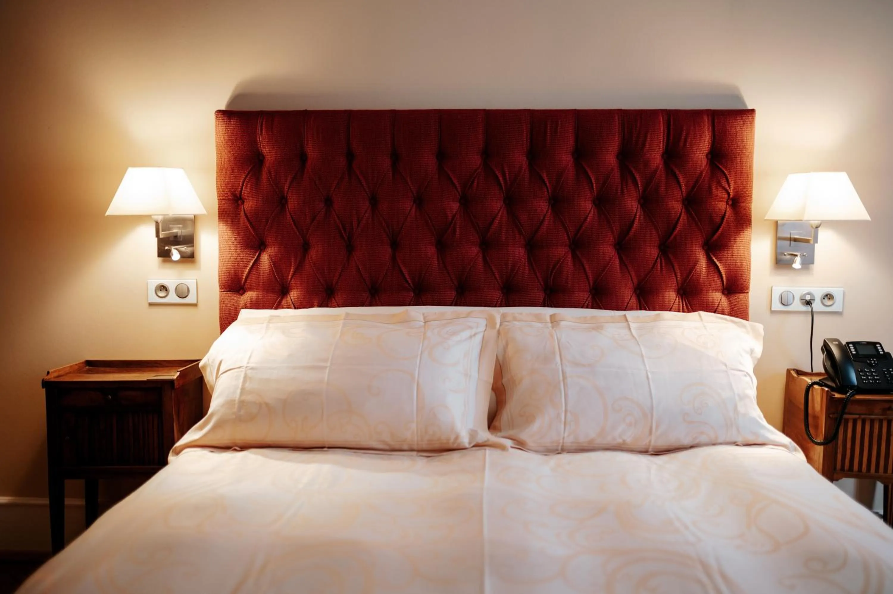 Bedroom, Bed in Hôtel & Spa Le Bouclier D'or