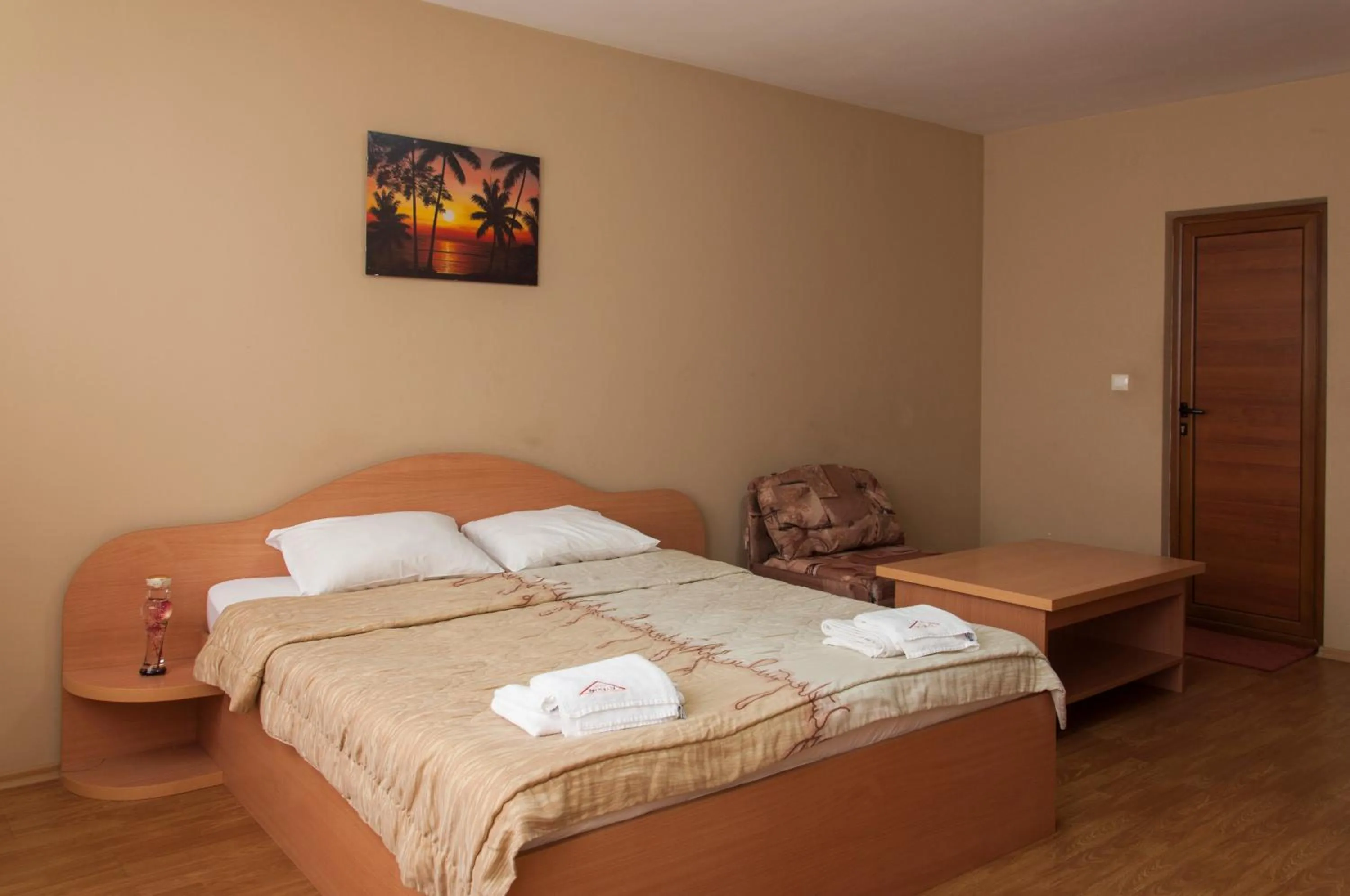 Bed in Family Hotel Pautalia