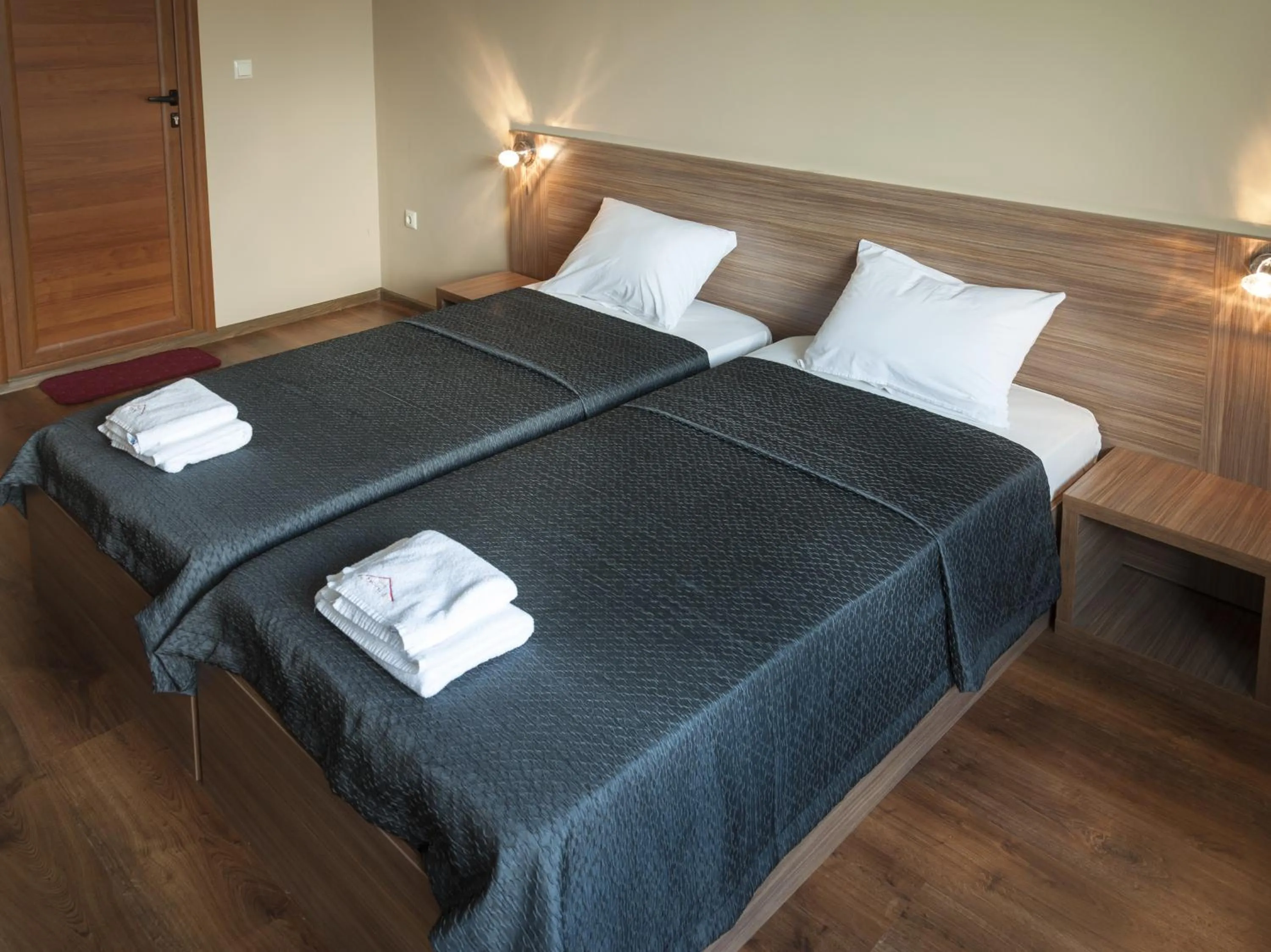 Bed in Family Hotel Pautalia