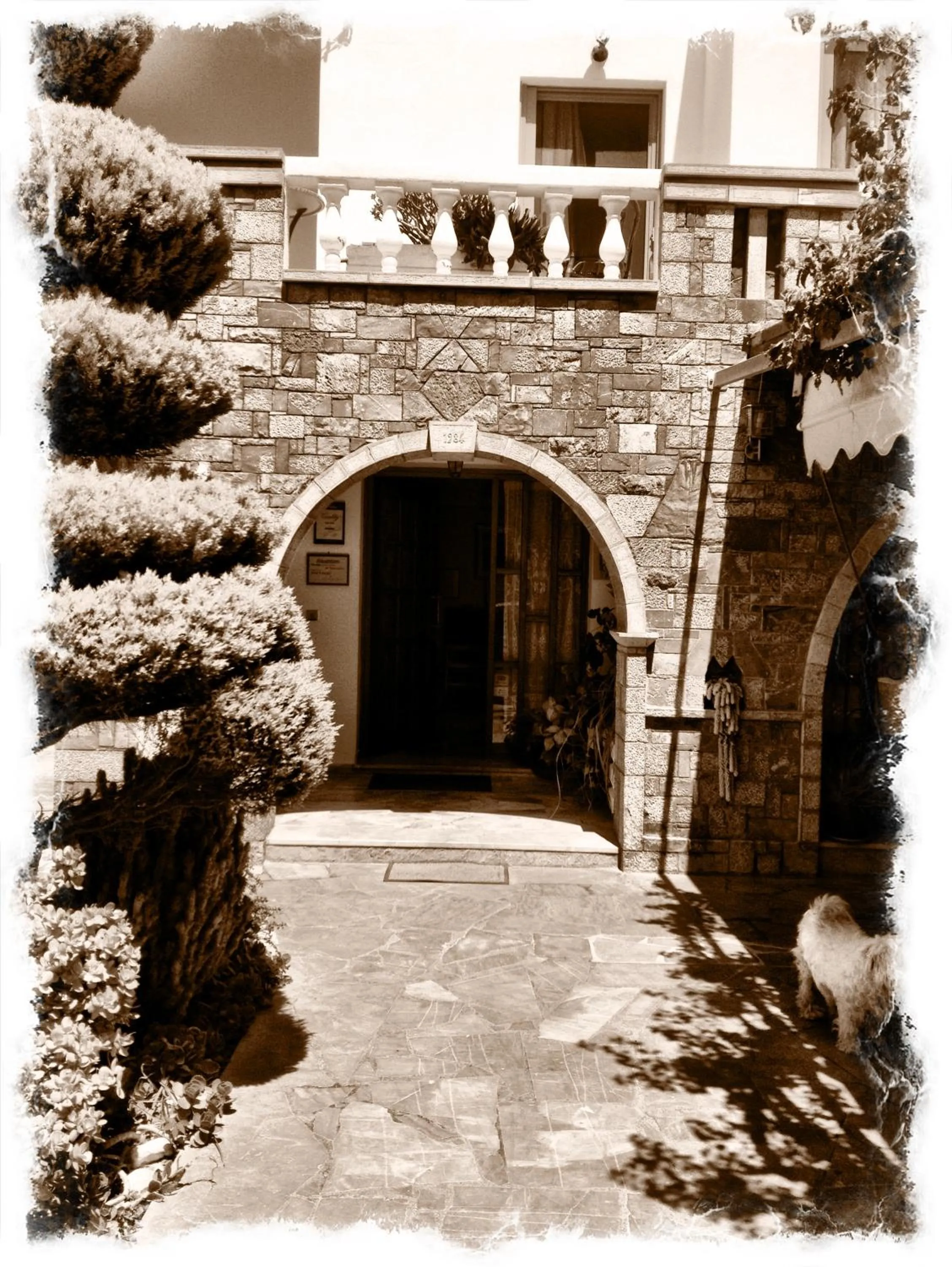 Facade/entrance in Irene Villa