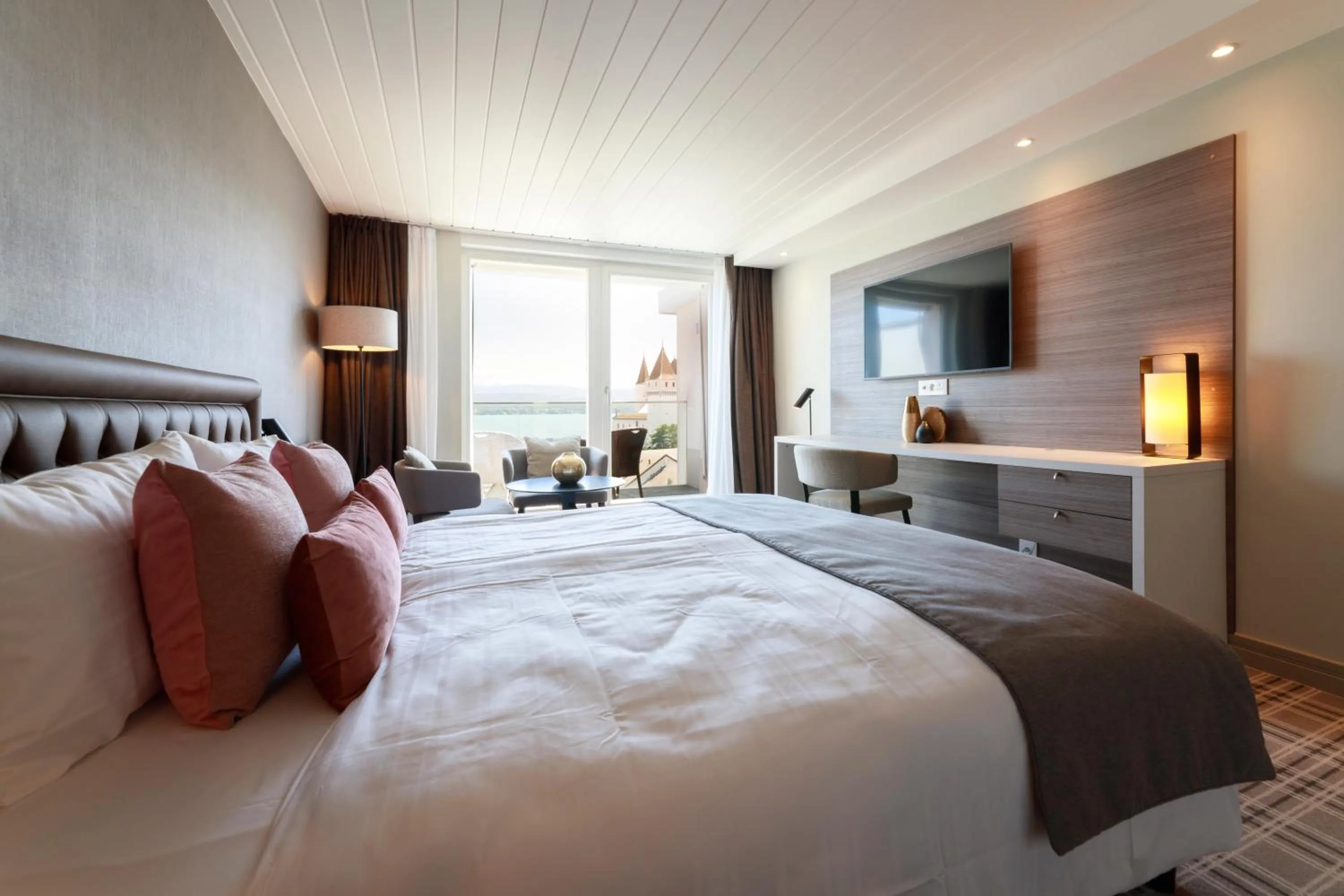 Photo of the whole room, Bed in Ambassador Boutique Hotel