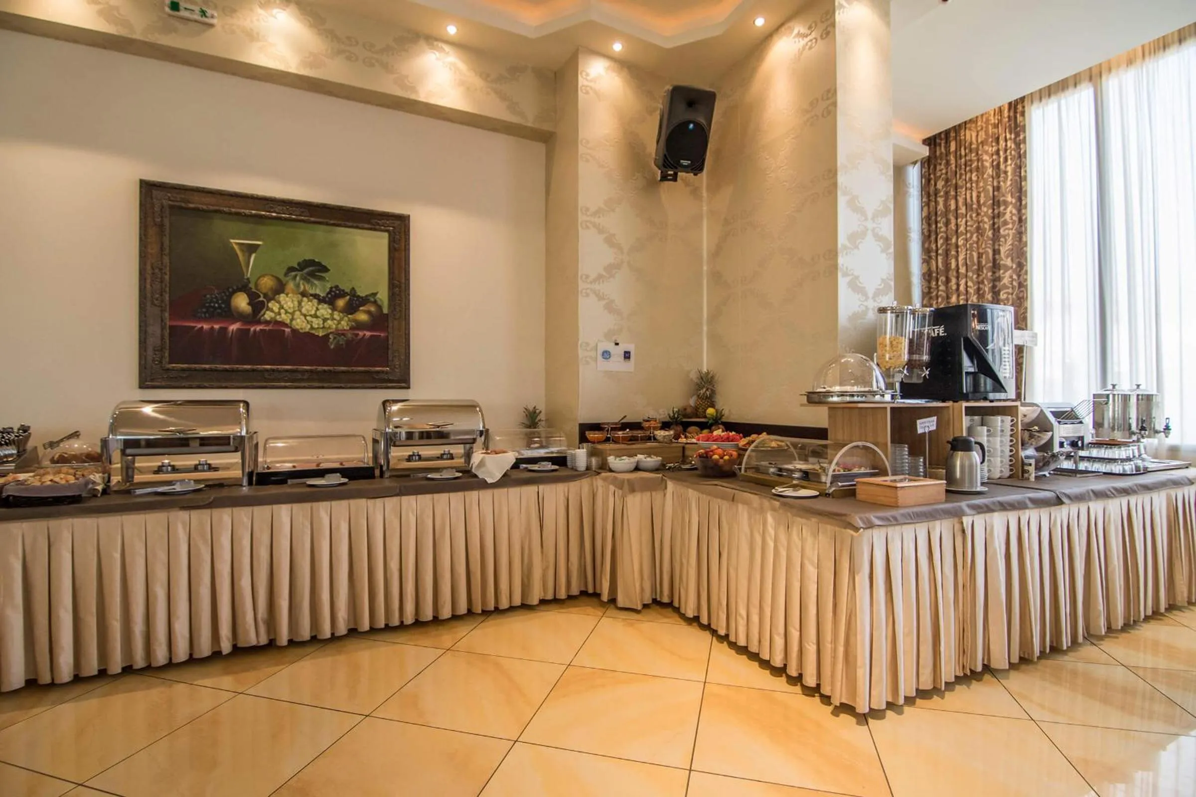 Buffet breakfast in Rihios Hotel