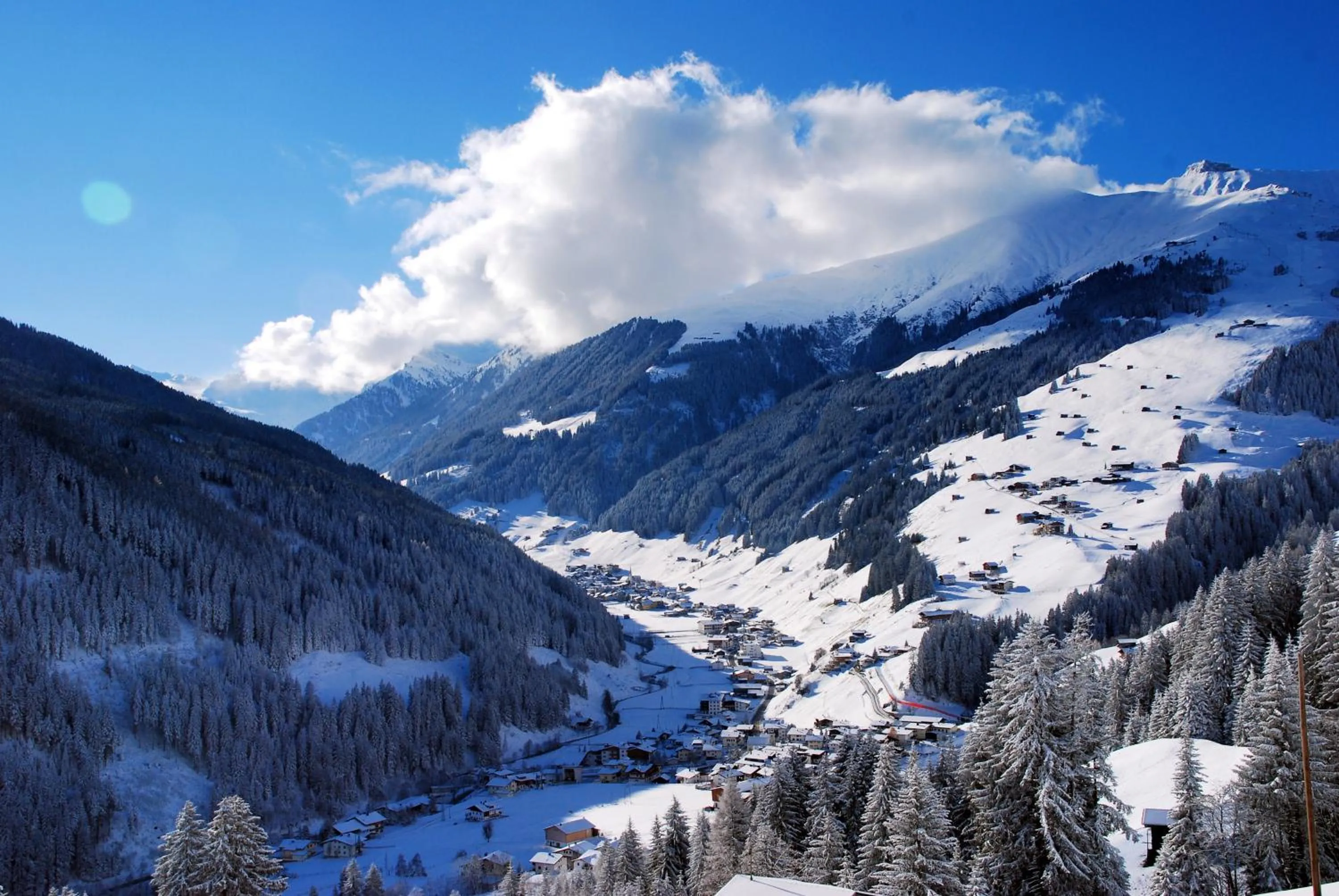 Bird's eye view in Hotel Garni Forelle