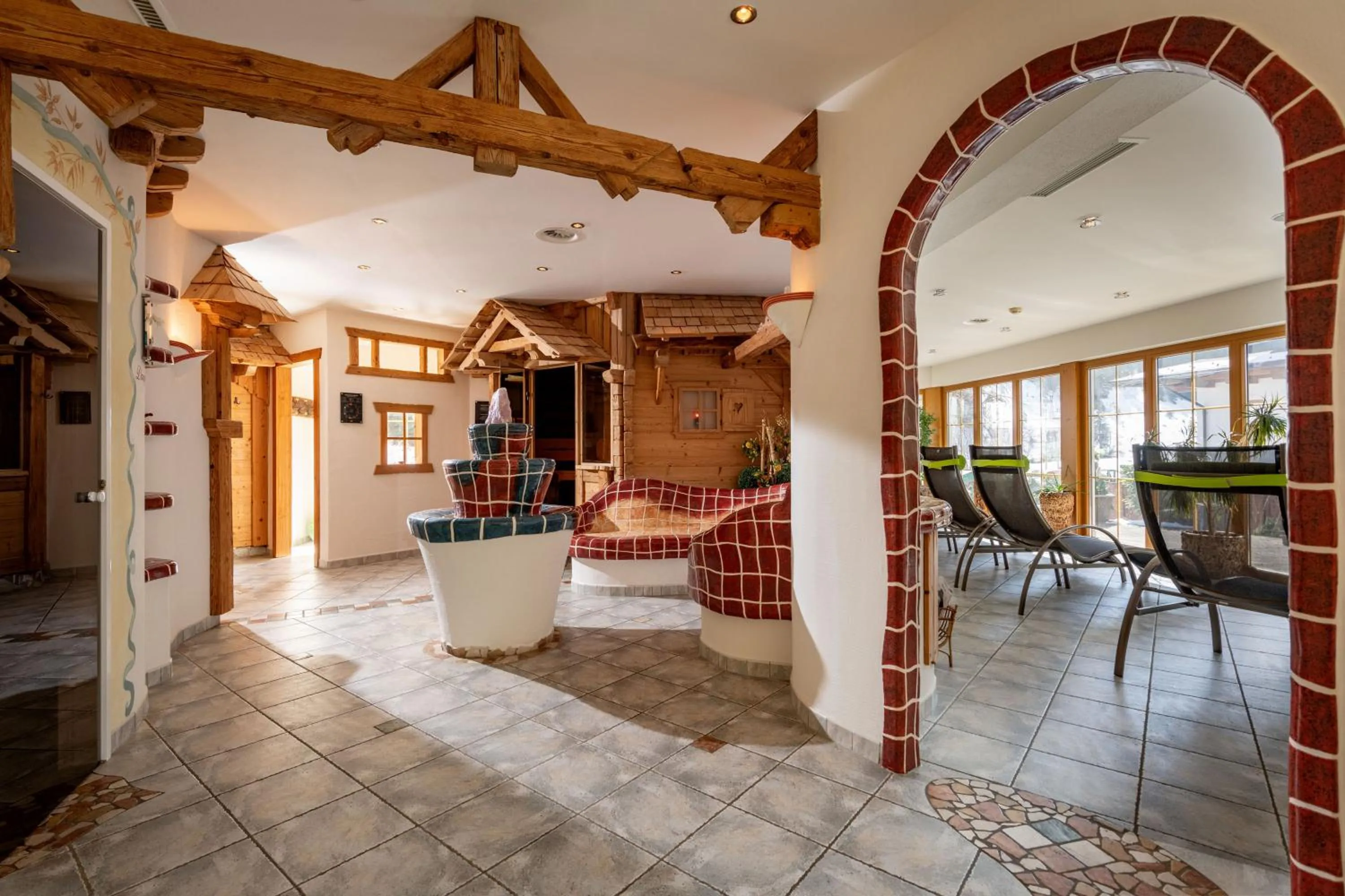 Sauna in Hotel Garni Forelle