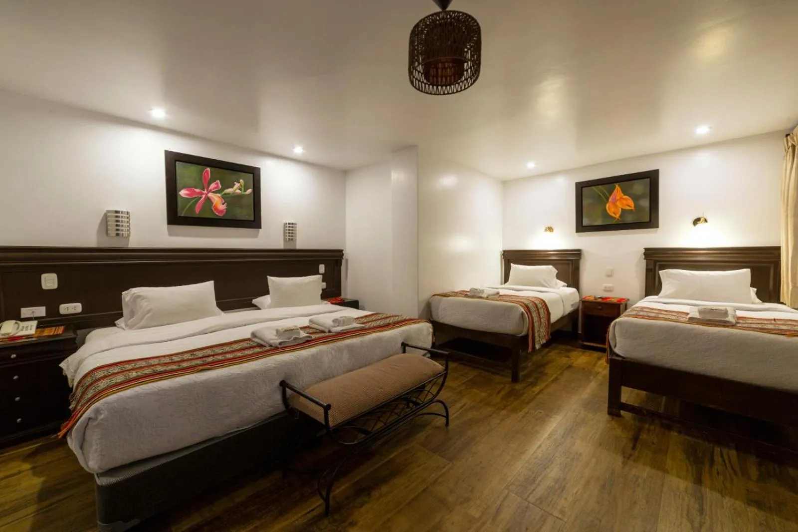 Bed in Gringo Bill's Boutique Hotel