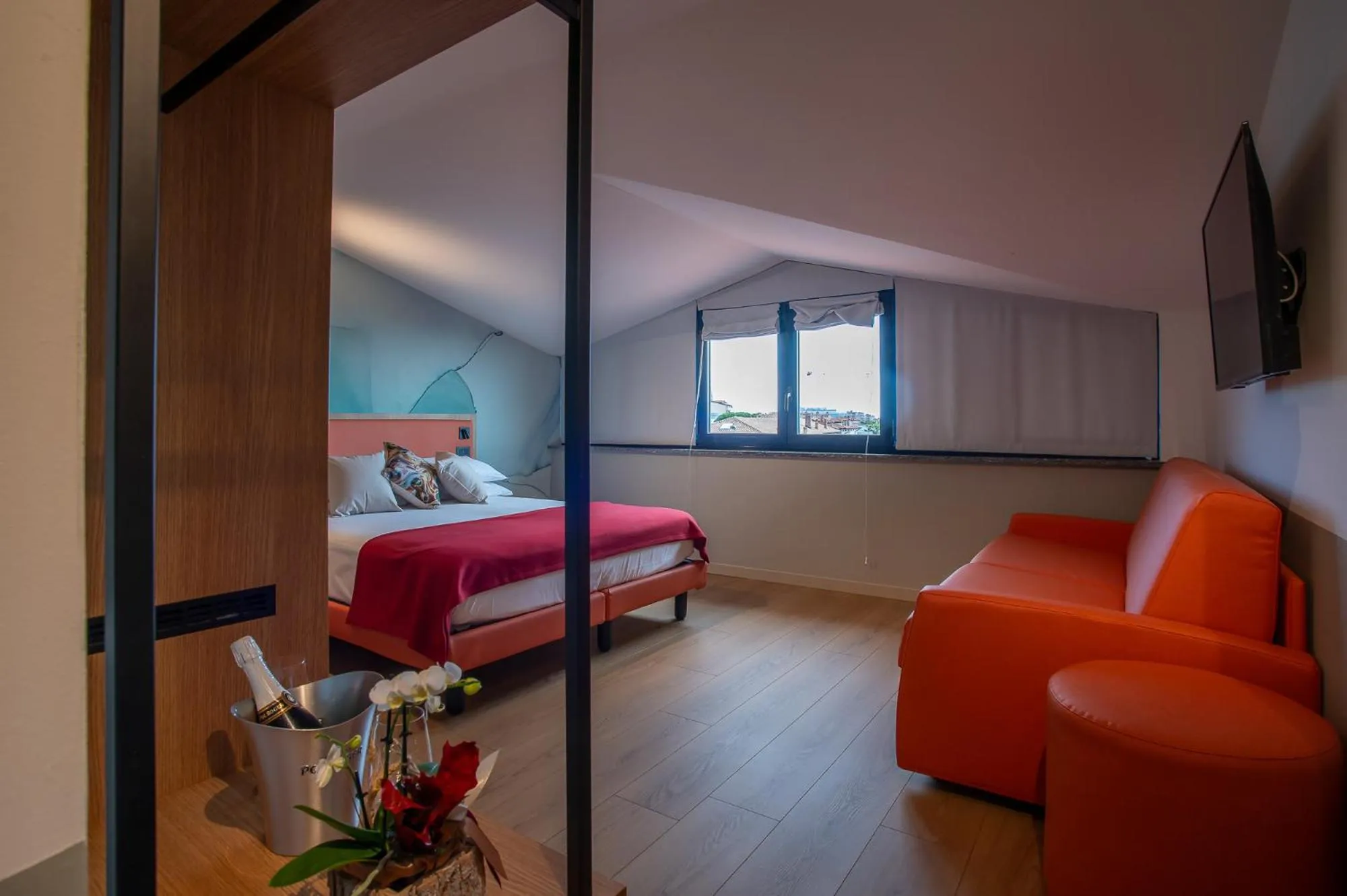 Bed in Hotel Sirenetta