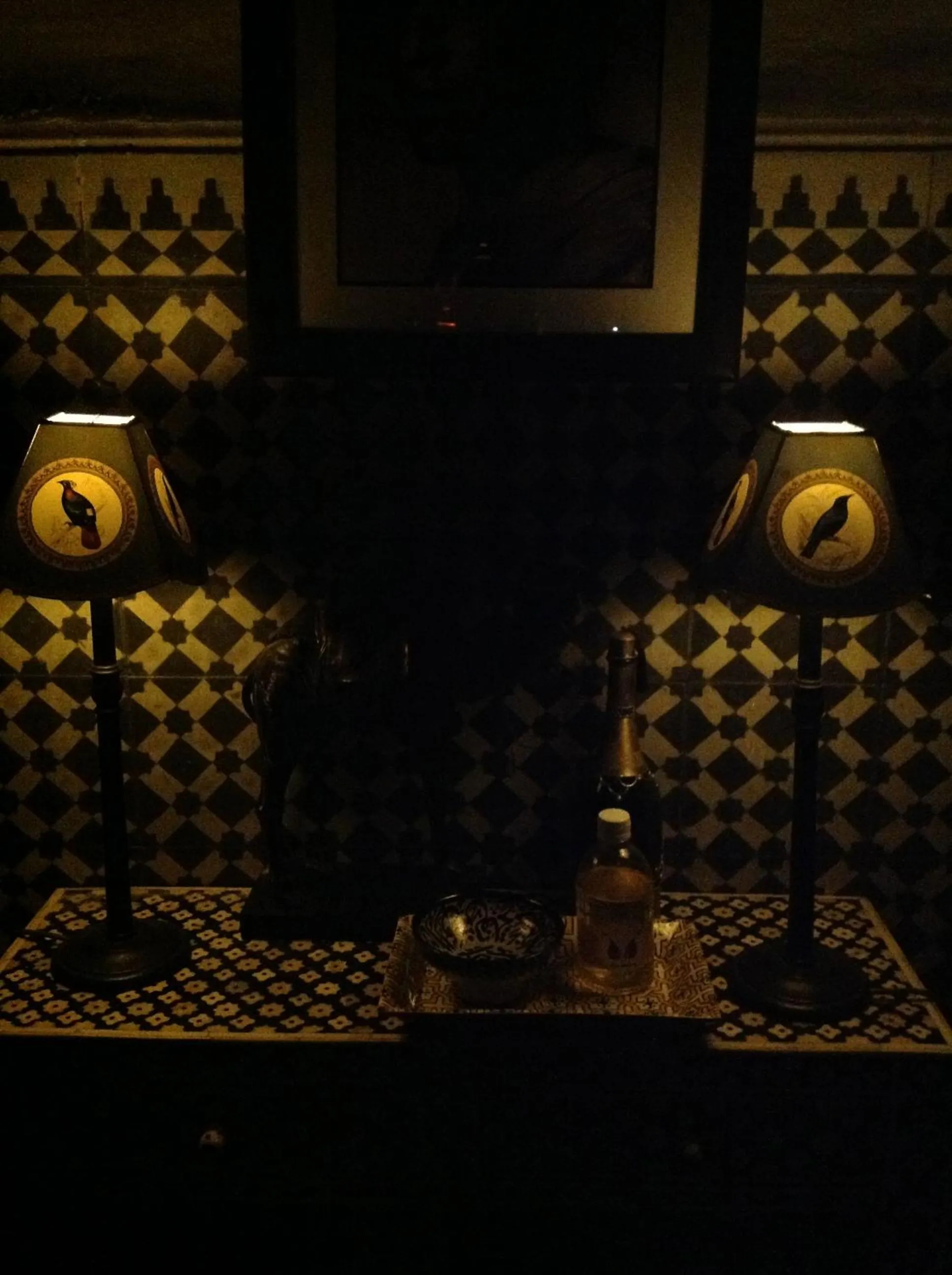 Decorative detail in Riad Tibibt