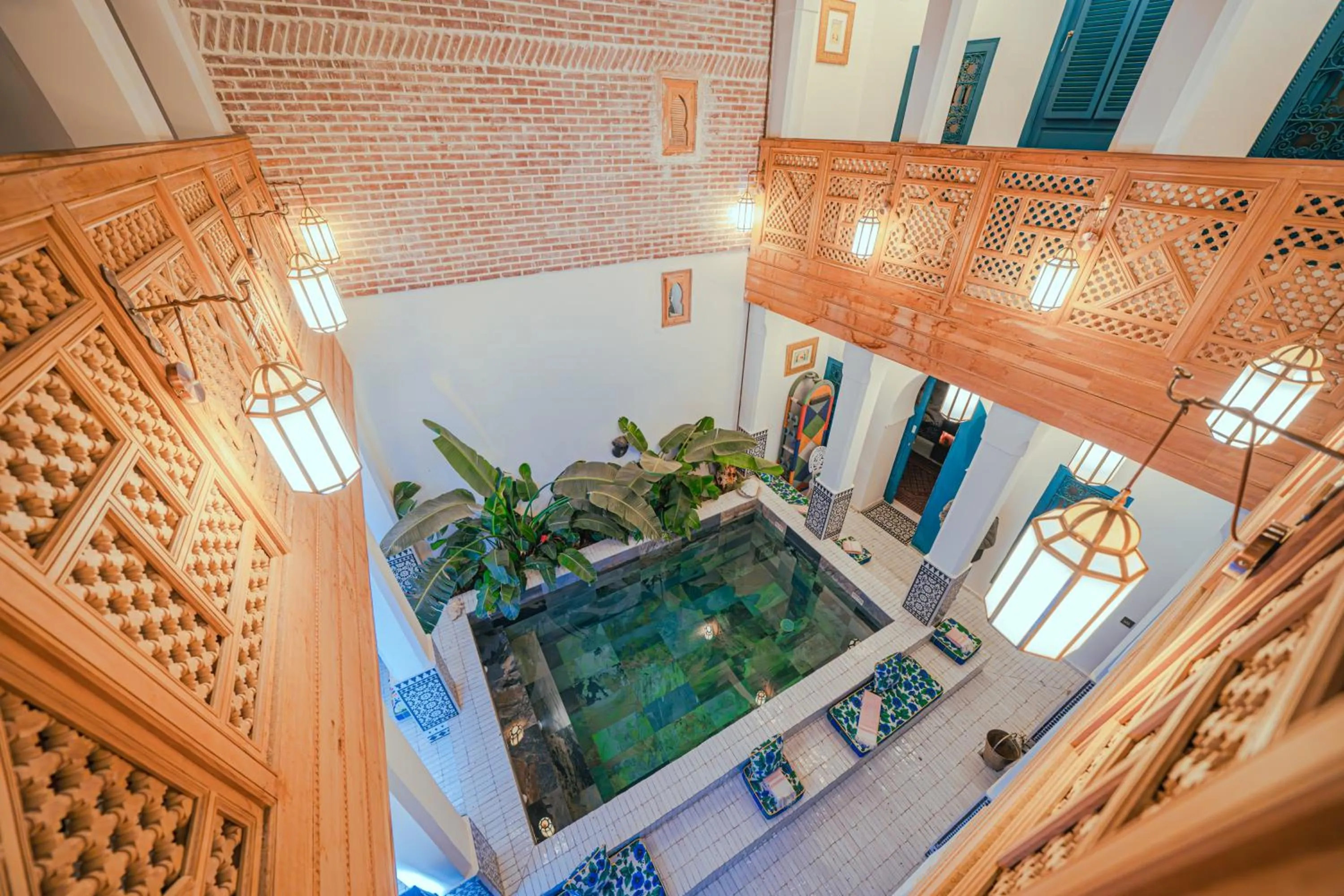 Swimming pool in Riad Tibibt