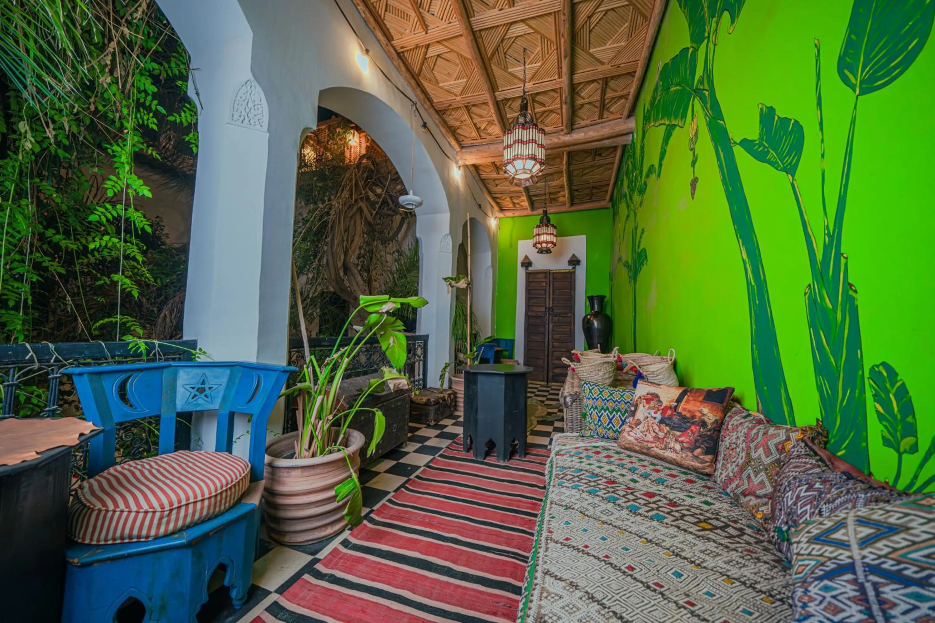 Balcony/Terrace in Riad Tibibt