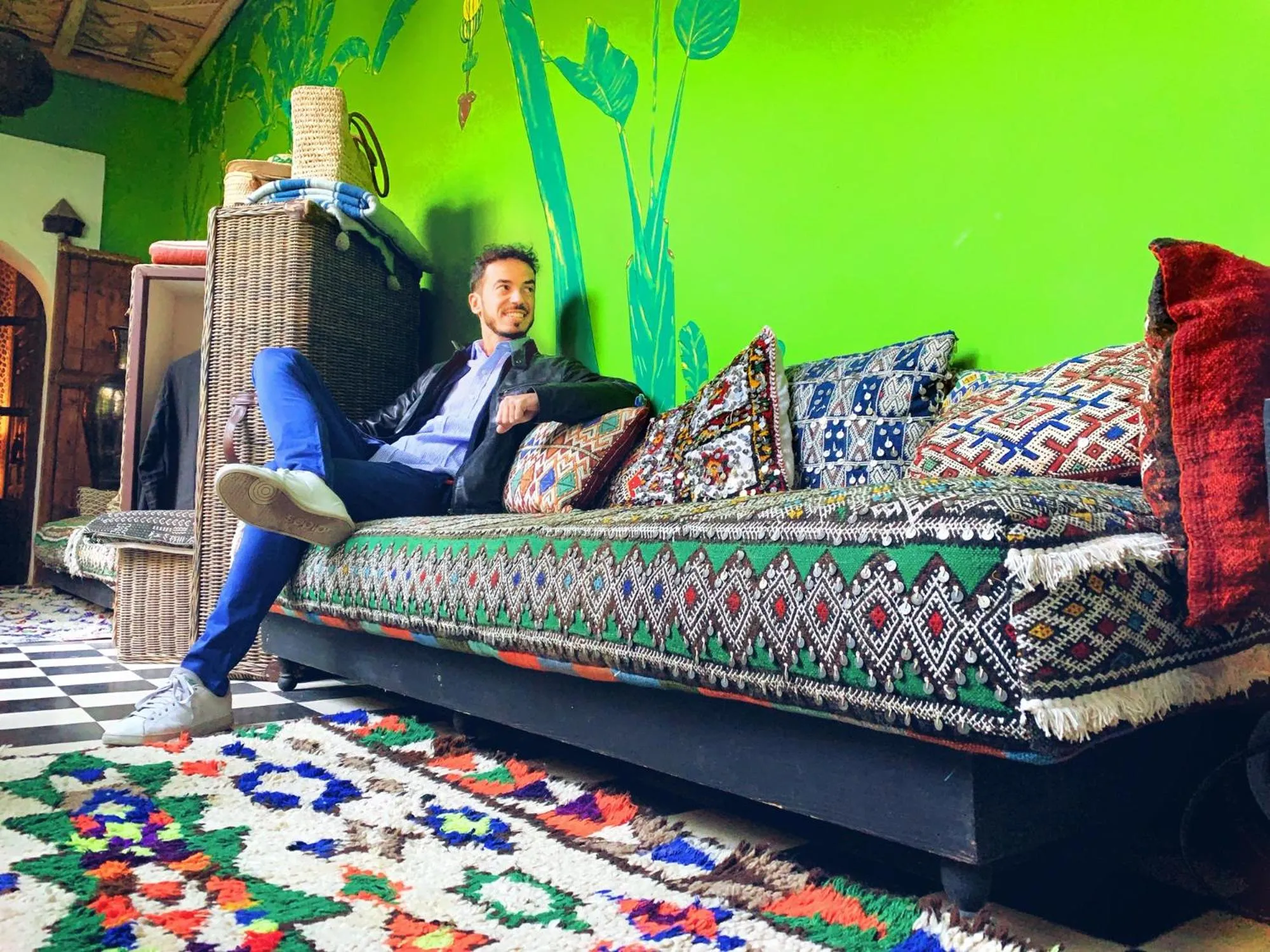 Balcony/Terrace in Riad Tibibt