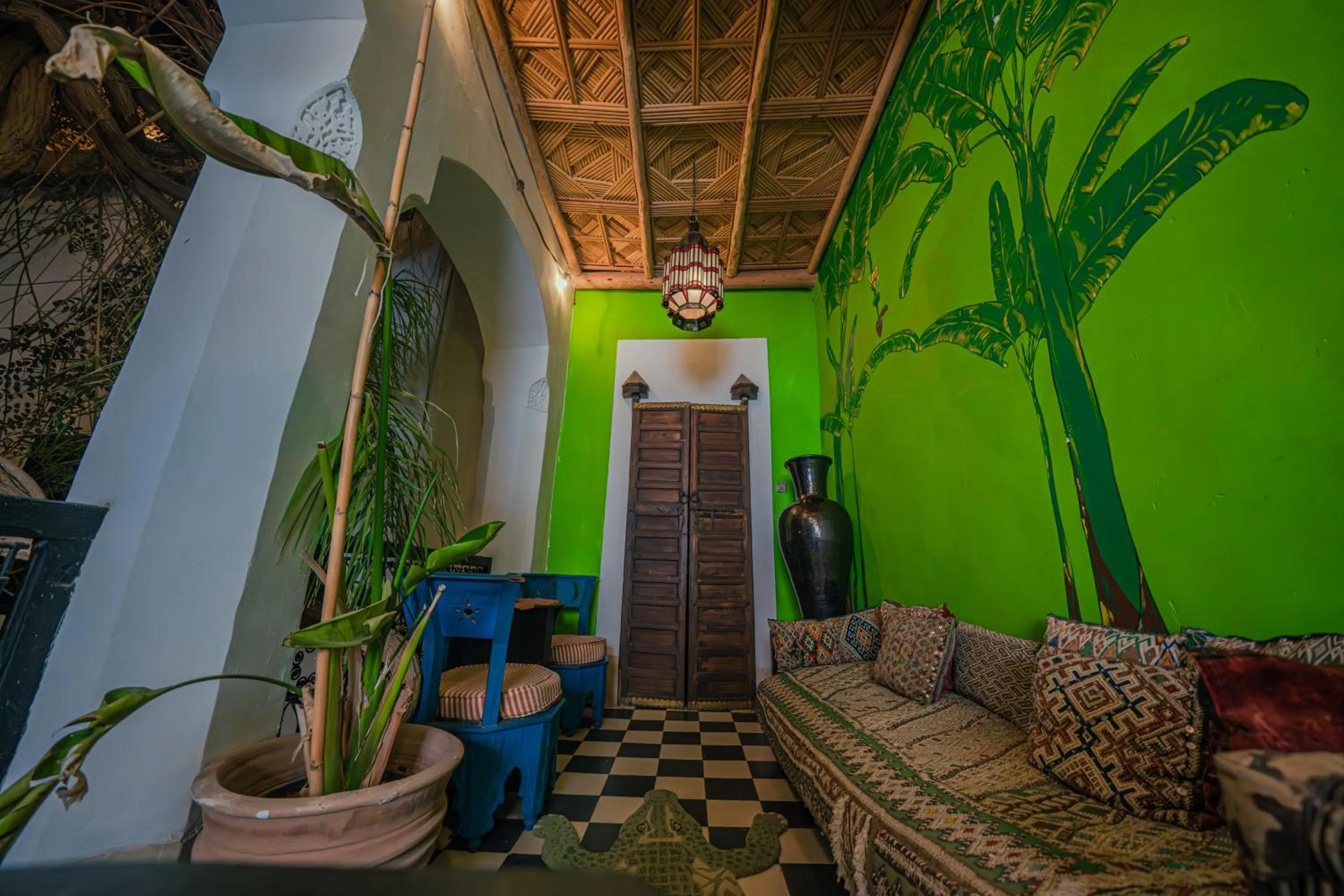 Balcony/Terrace in Riad Tibibt