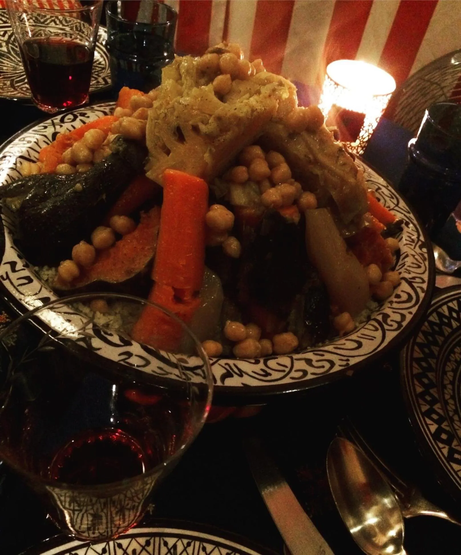 Food close-up in Riad Tibibt