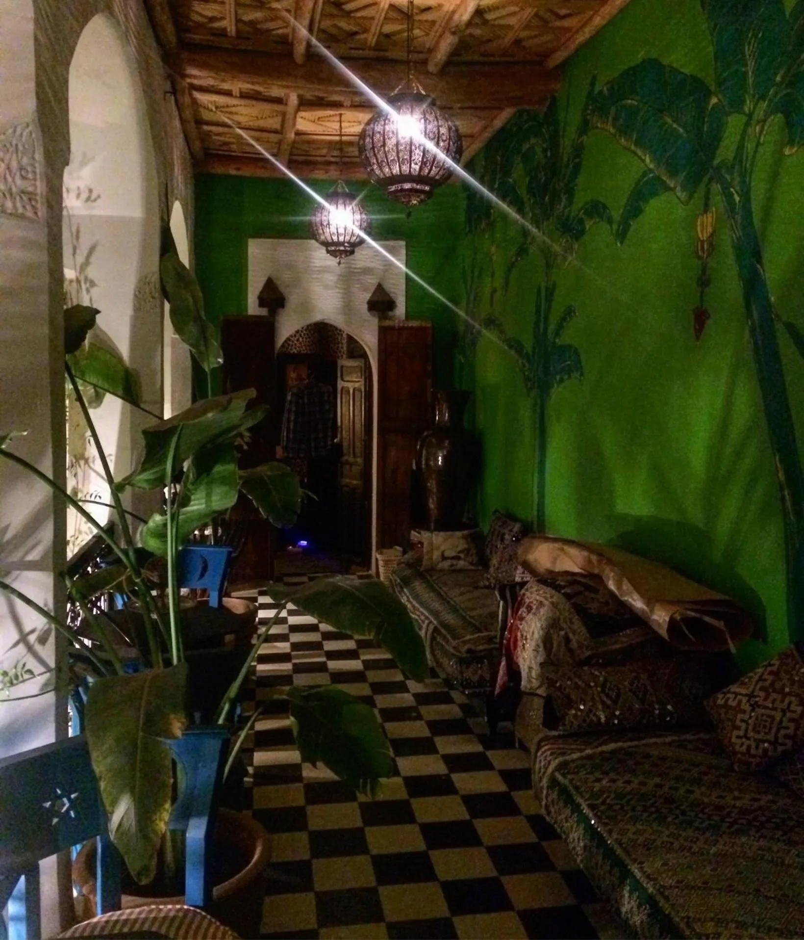 Balcony/Terrace in Riad Tibibt