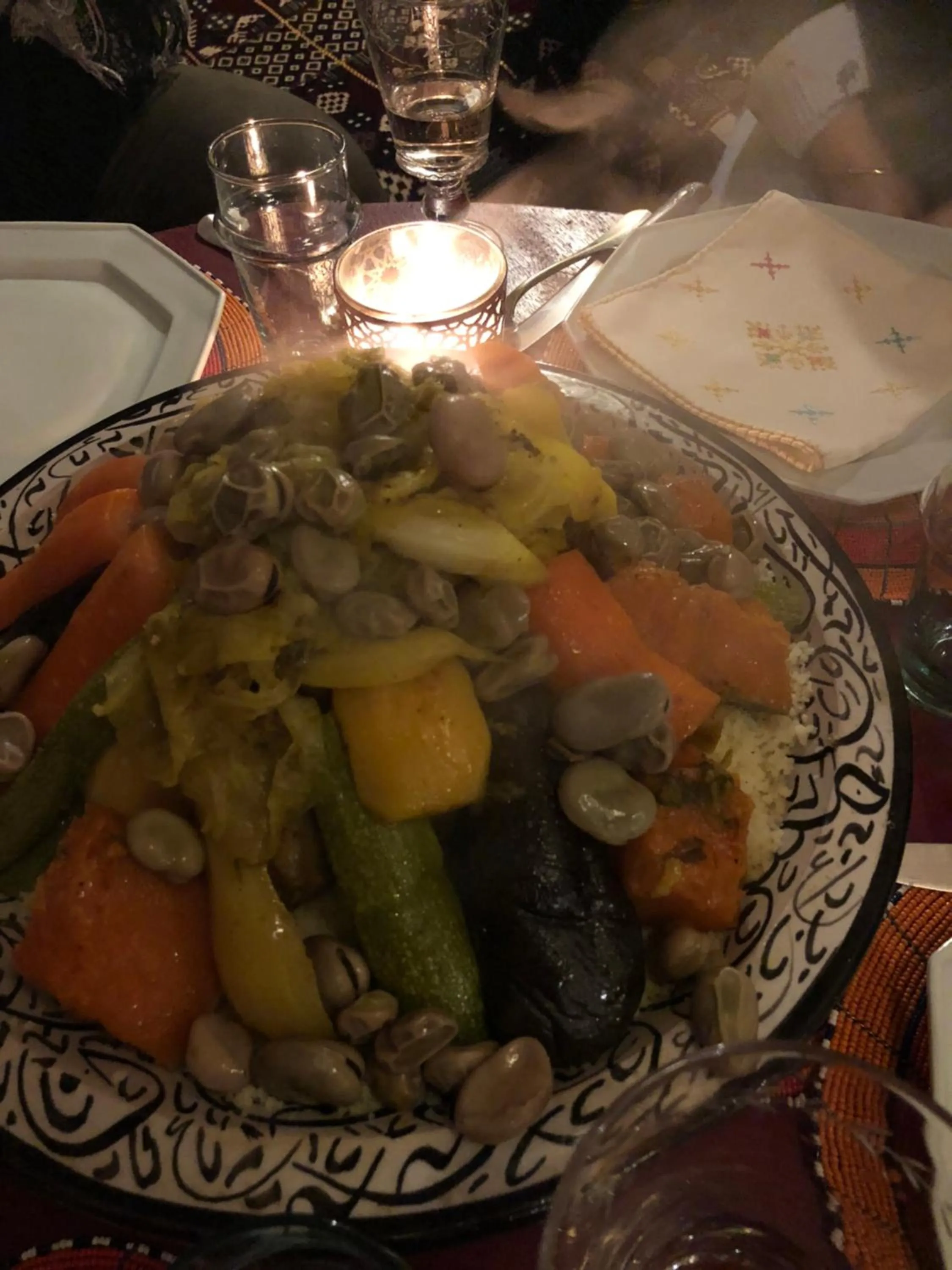 Food close-up in Riad Tibibt