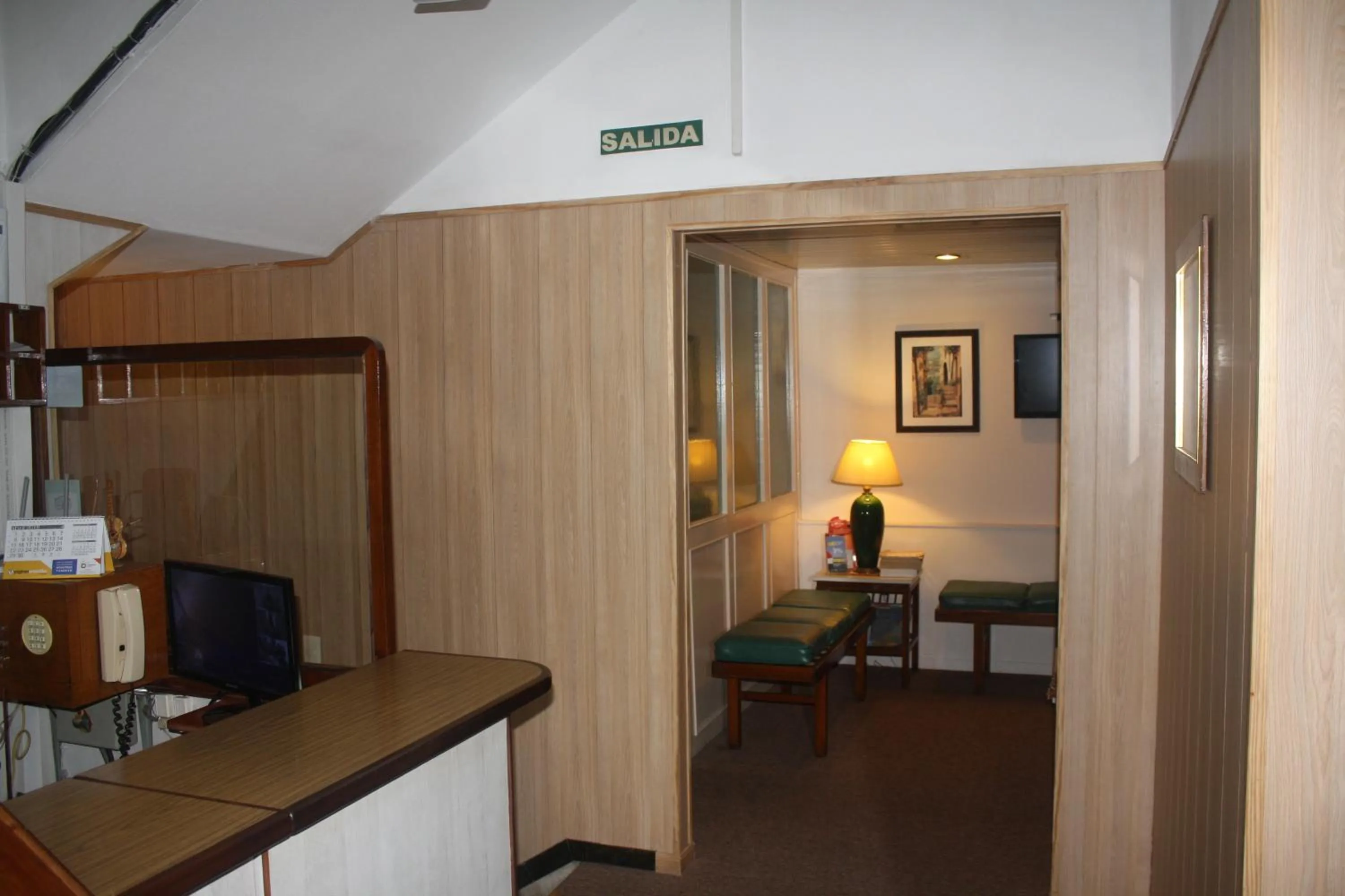 Communal lounge/ TV room in Hotel Ideal