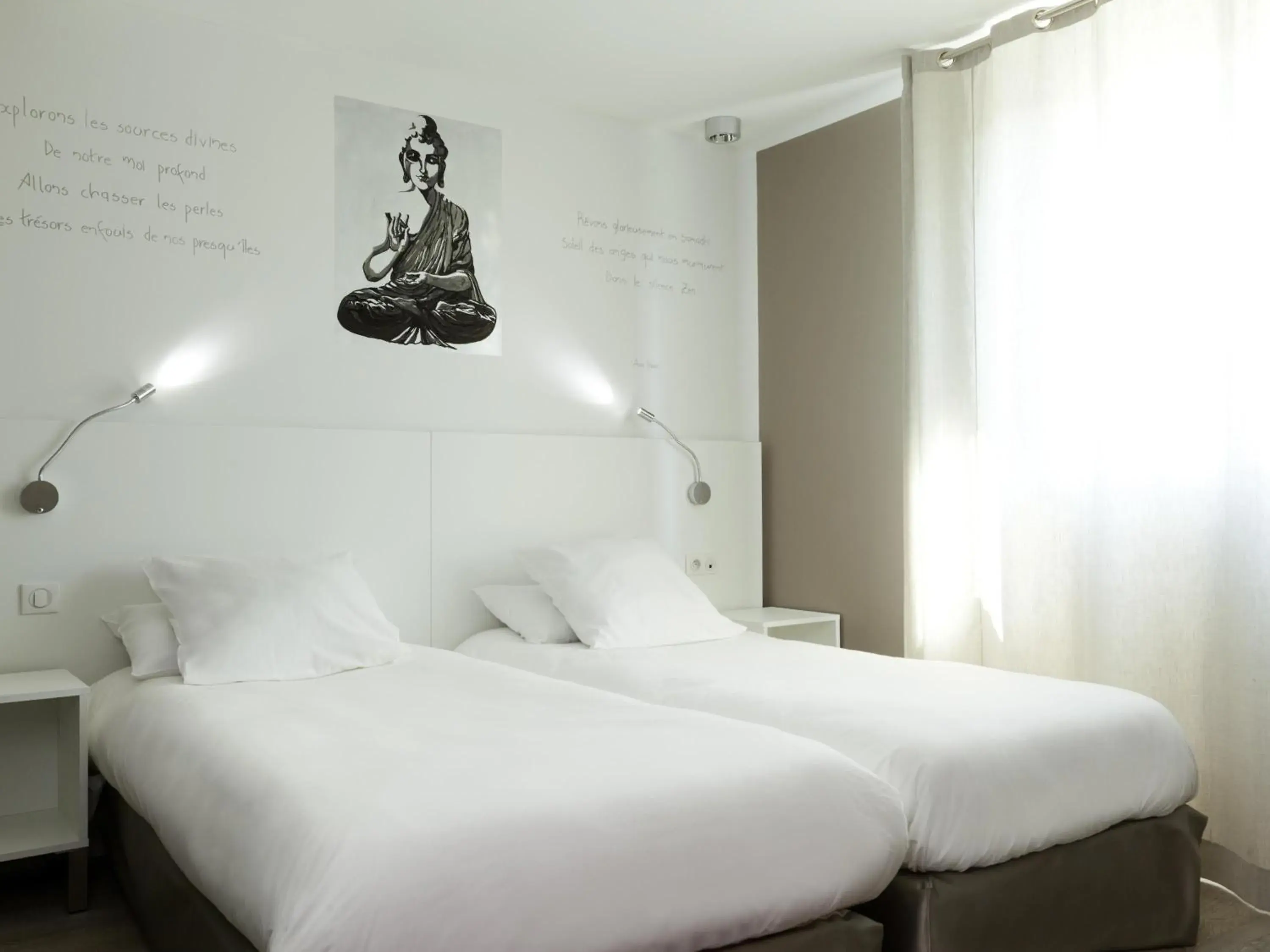 Bedroom, Bed in ibis Styles Rennes St. Gregoire Bedroom, Bed in ibis Styles Rennes St. Gregoire