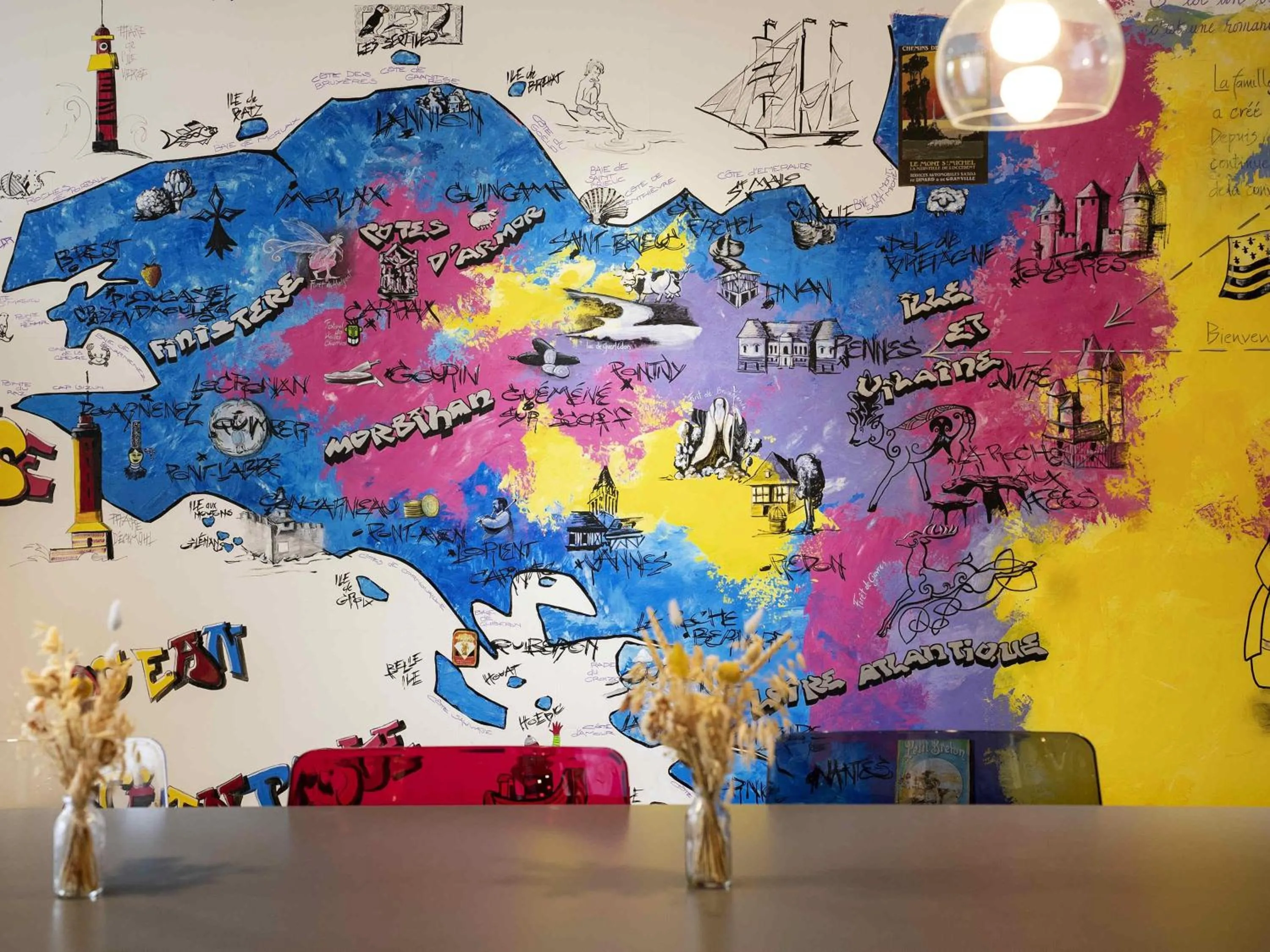 Meeting/conference room in ibis Styles Rennes St. Gregoire