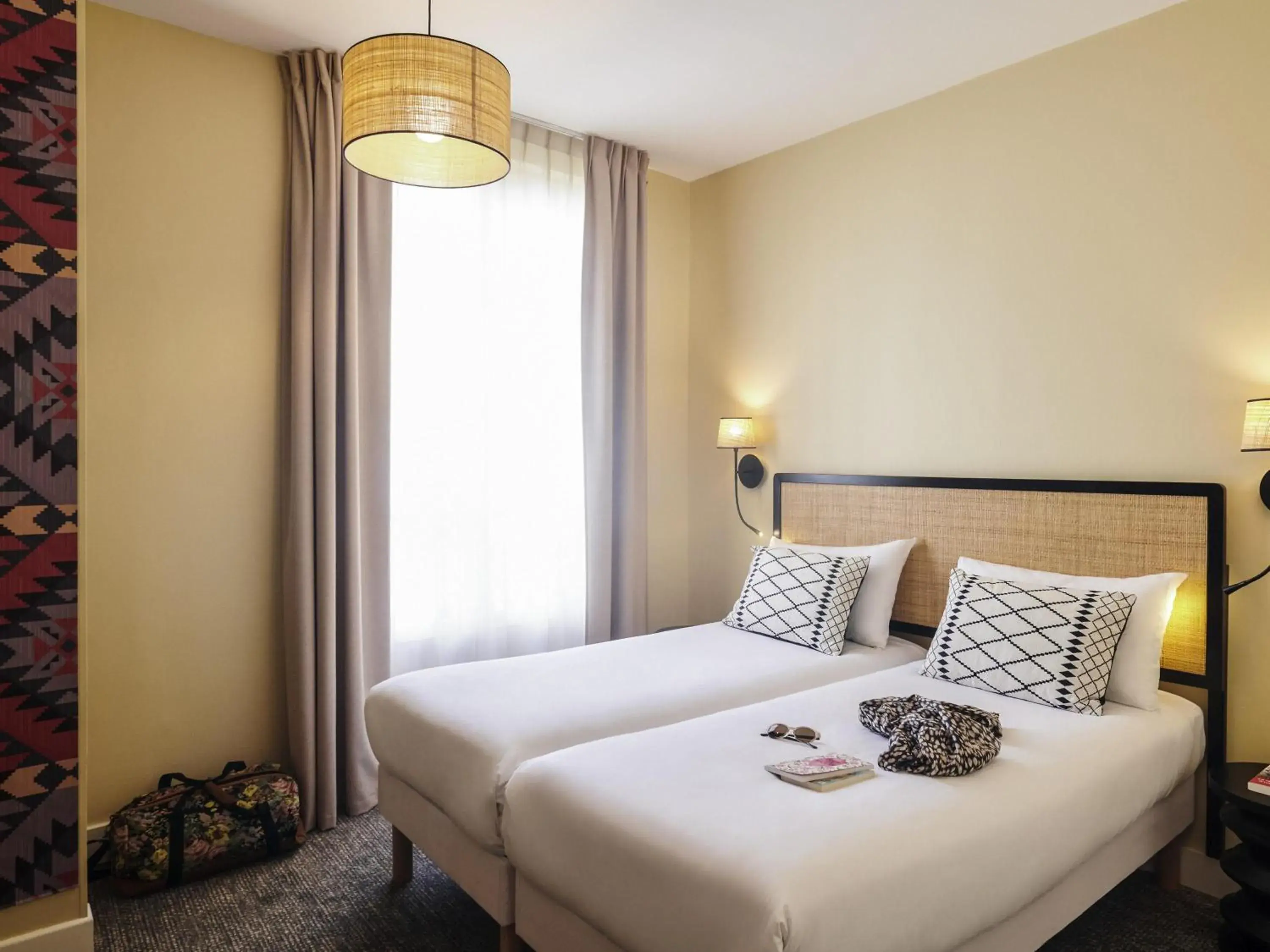 Bedroom, Bed in Ibis Styles Nantes Centre Place Graslin Bedroom, Bed in Ibis Styles Nantes Centre Place Graslin