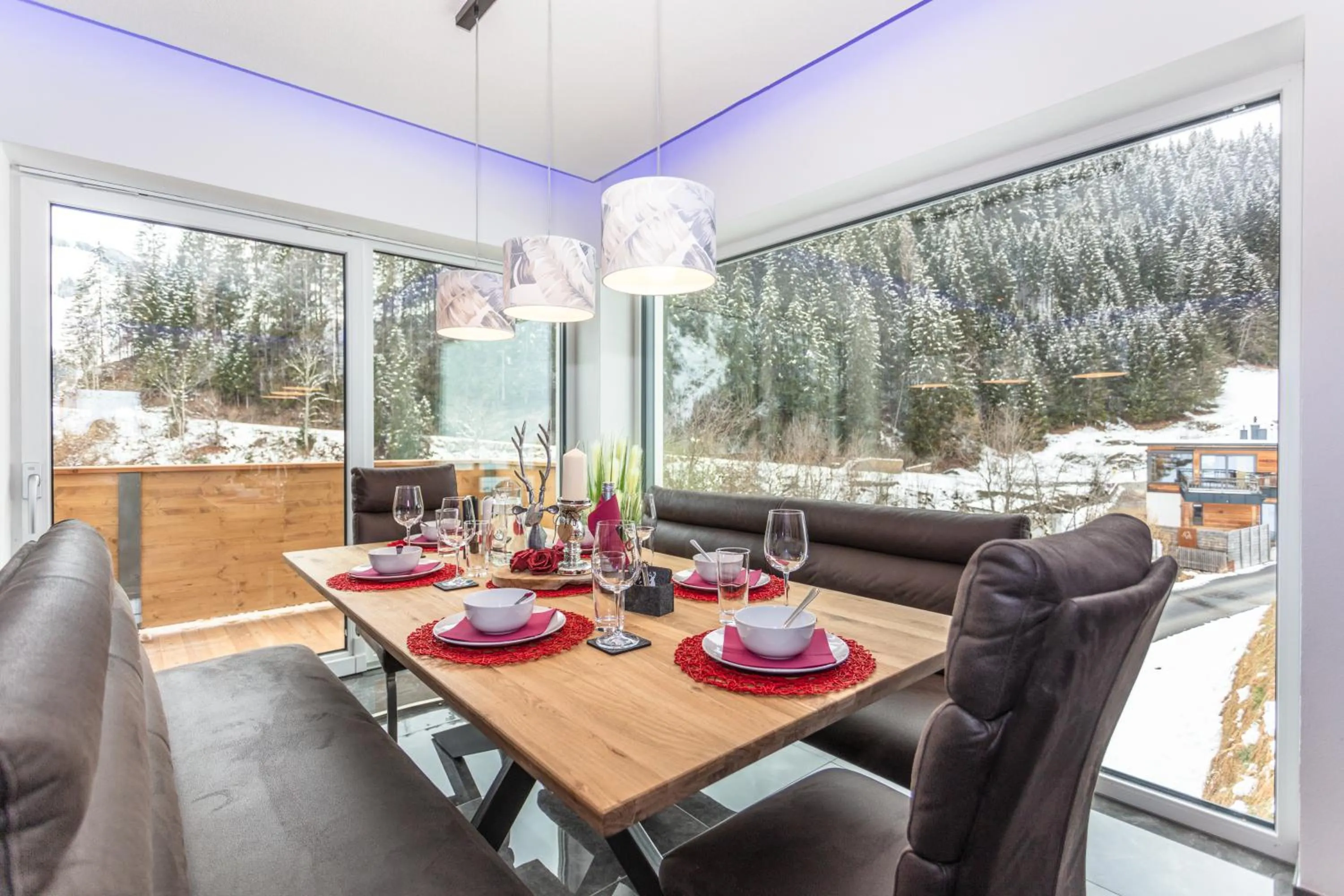 Dining area in Appartements Moser