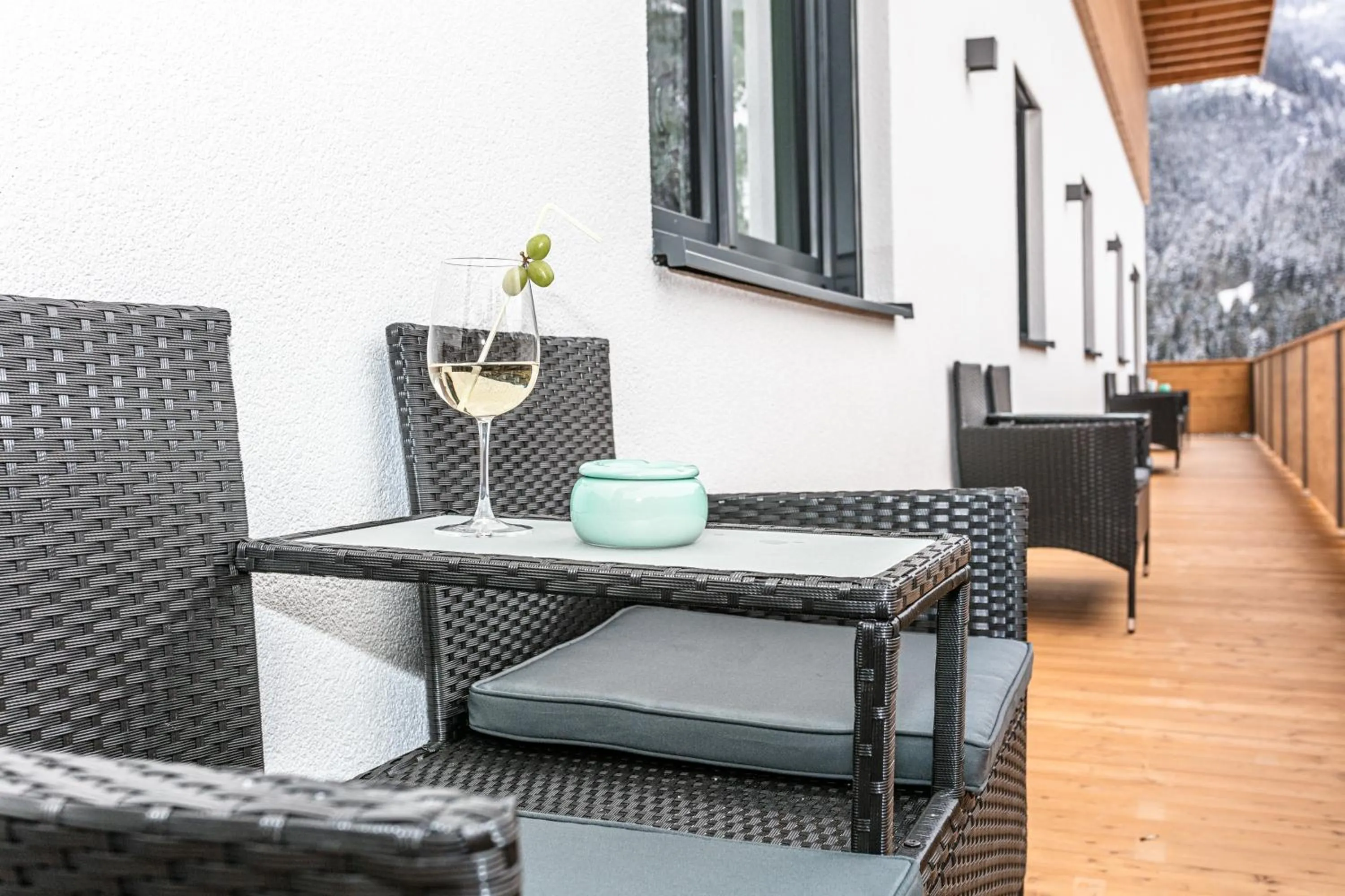 Balcony/Terrace in Appartements Moser