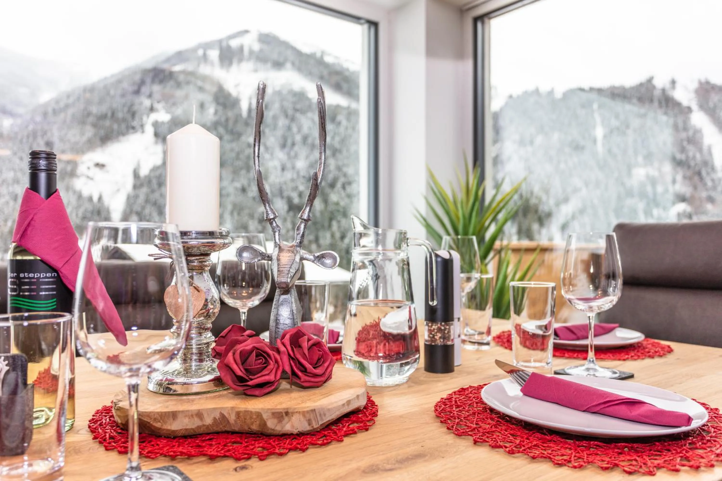 Dining area in Appartements Moser