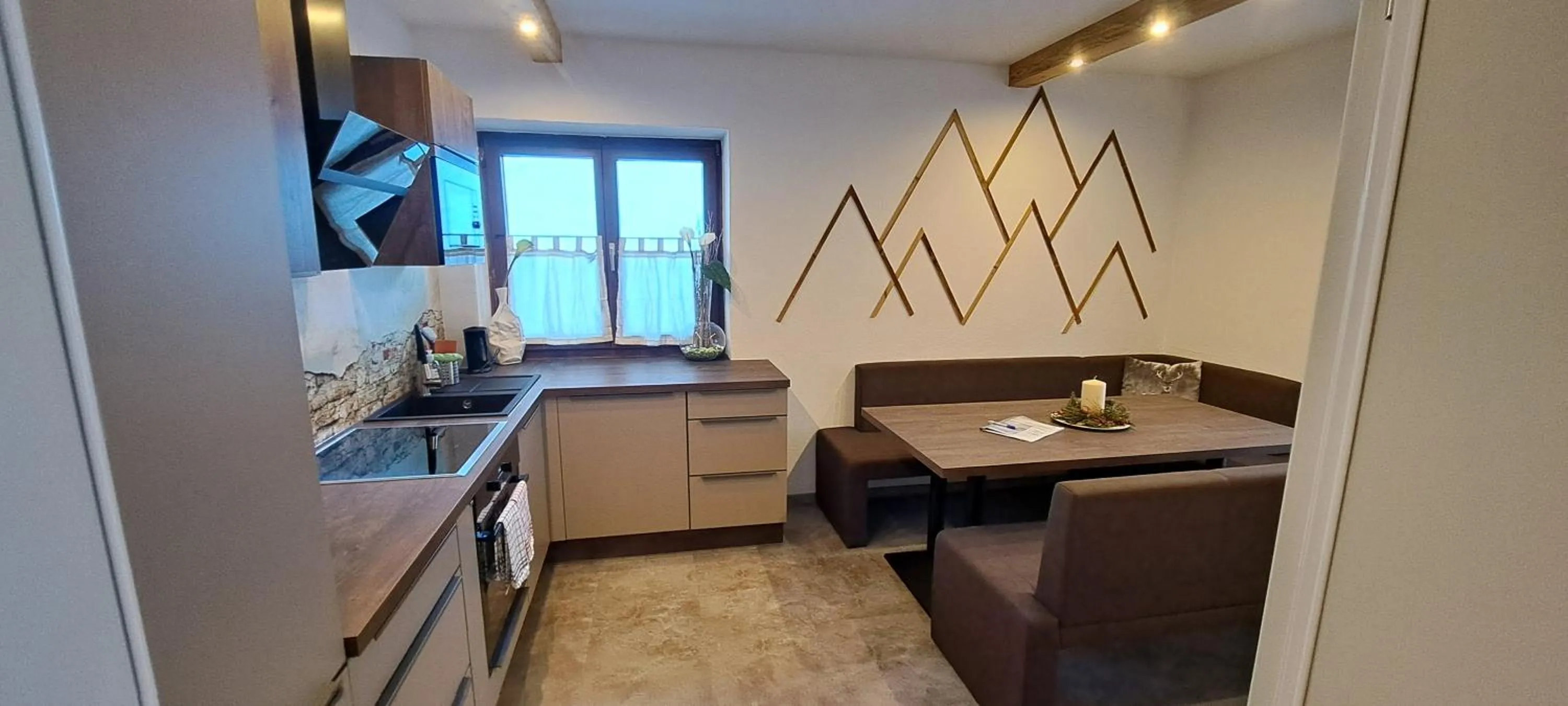 kitchen in Appartements Moser