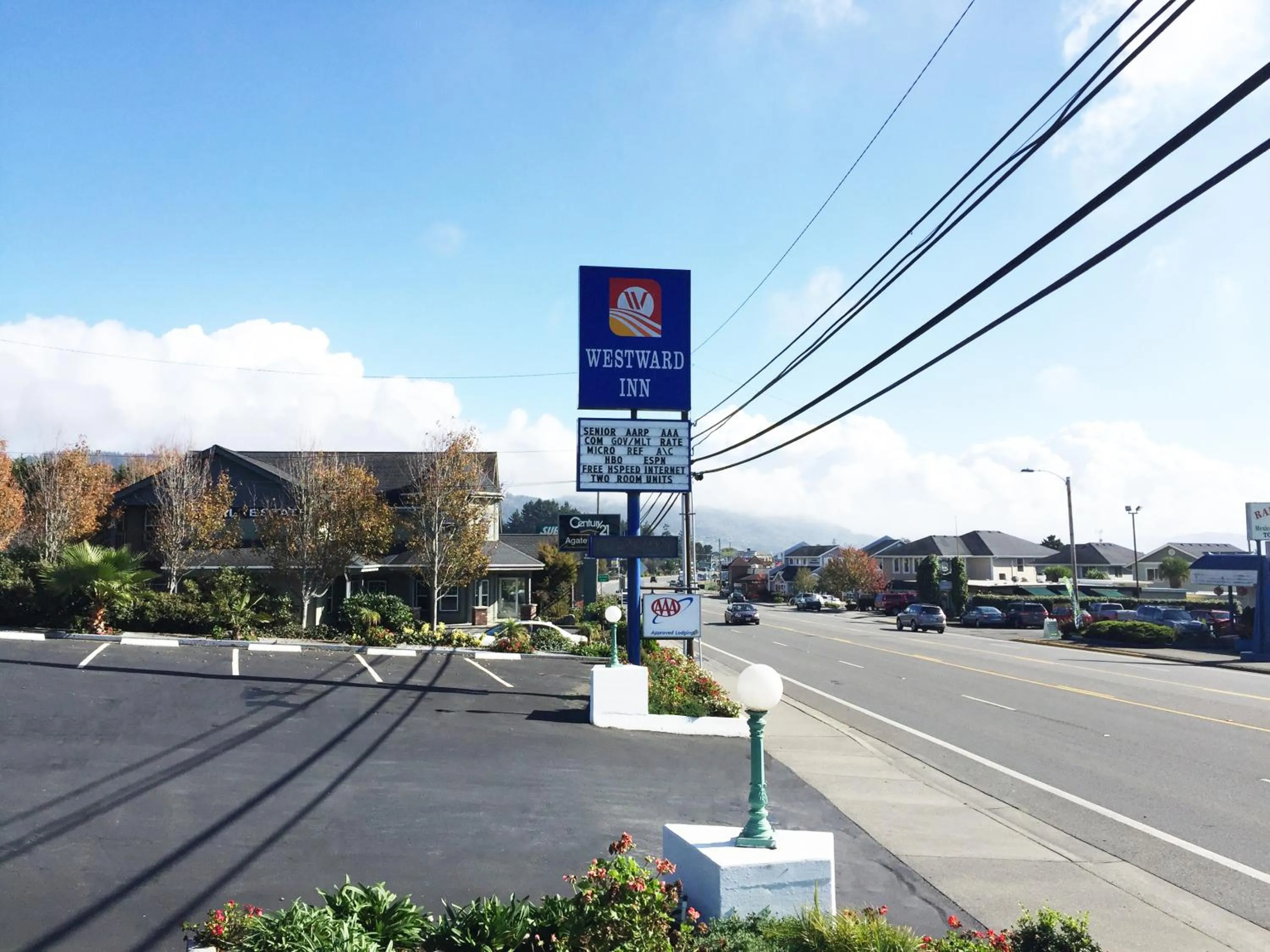 Property logo or sign in Westward Inn