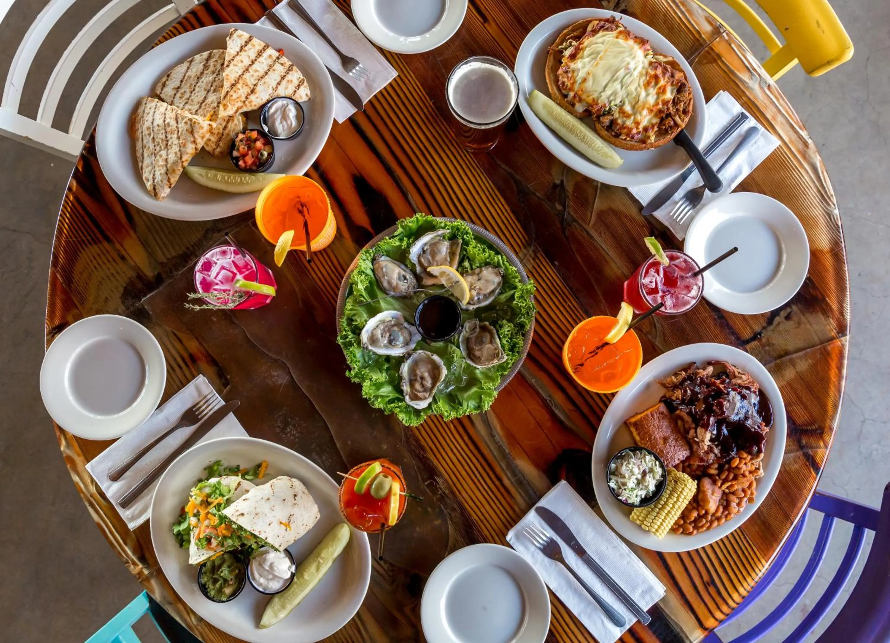 Living room in Beach Shack