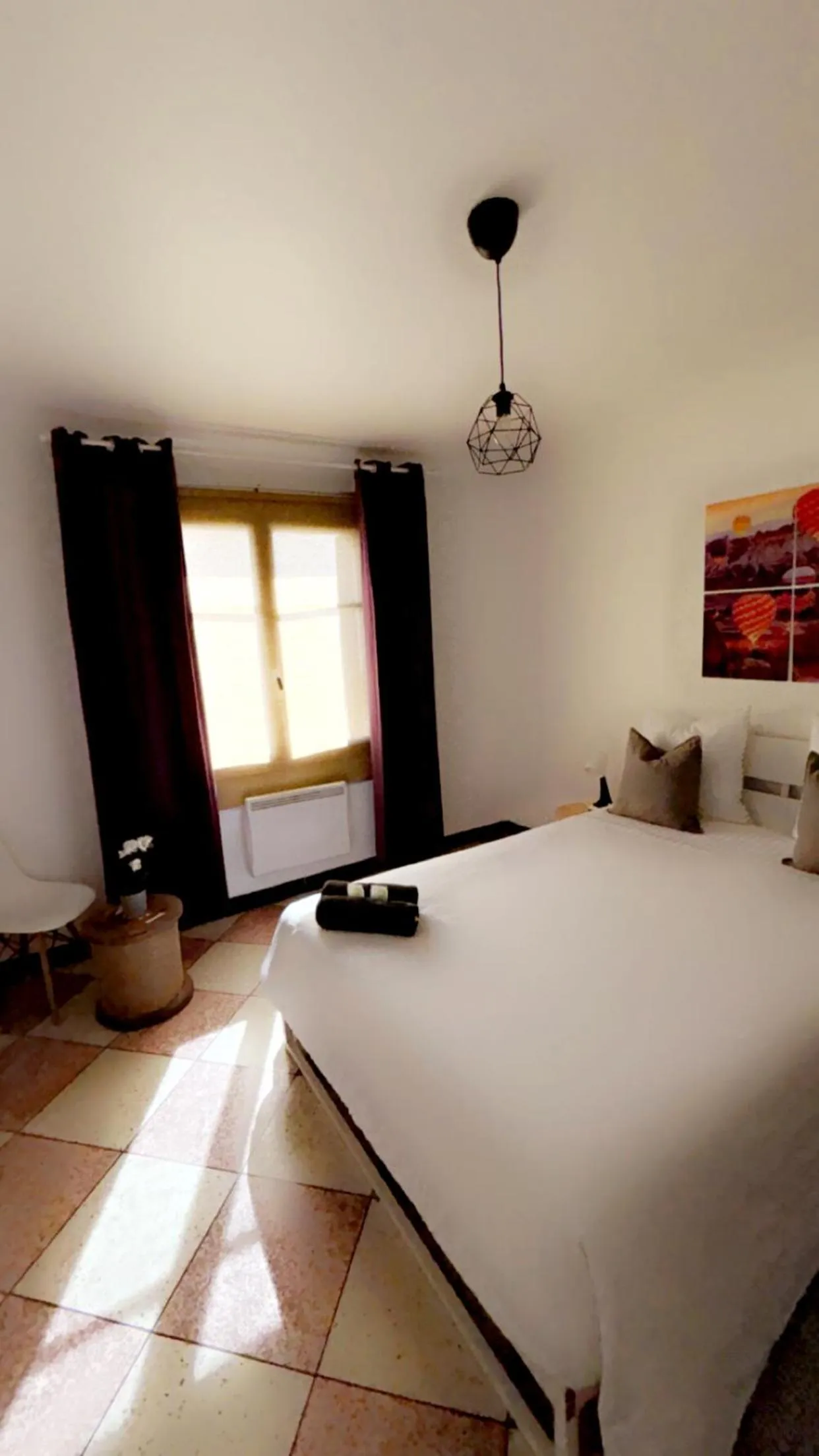 Bed in appartement L'OLIVIER