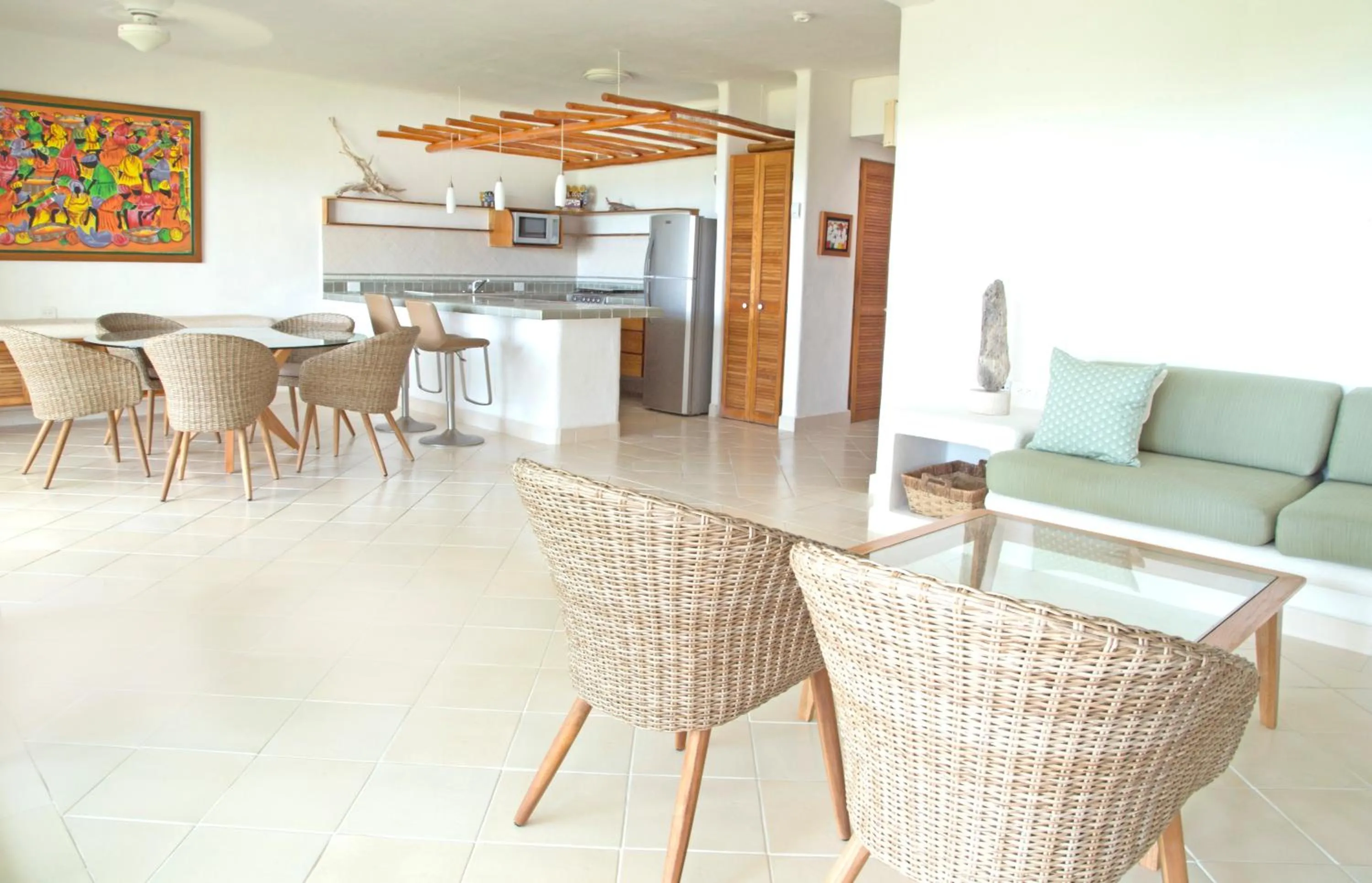 Kitchen or kitchenette in Las Villas Akumal