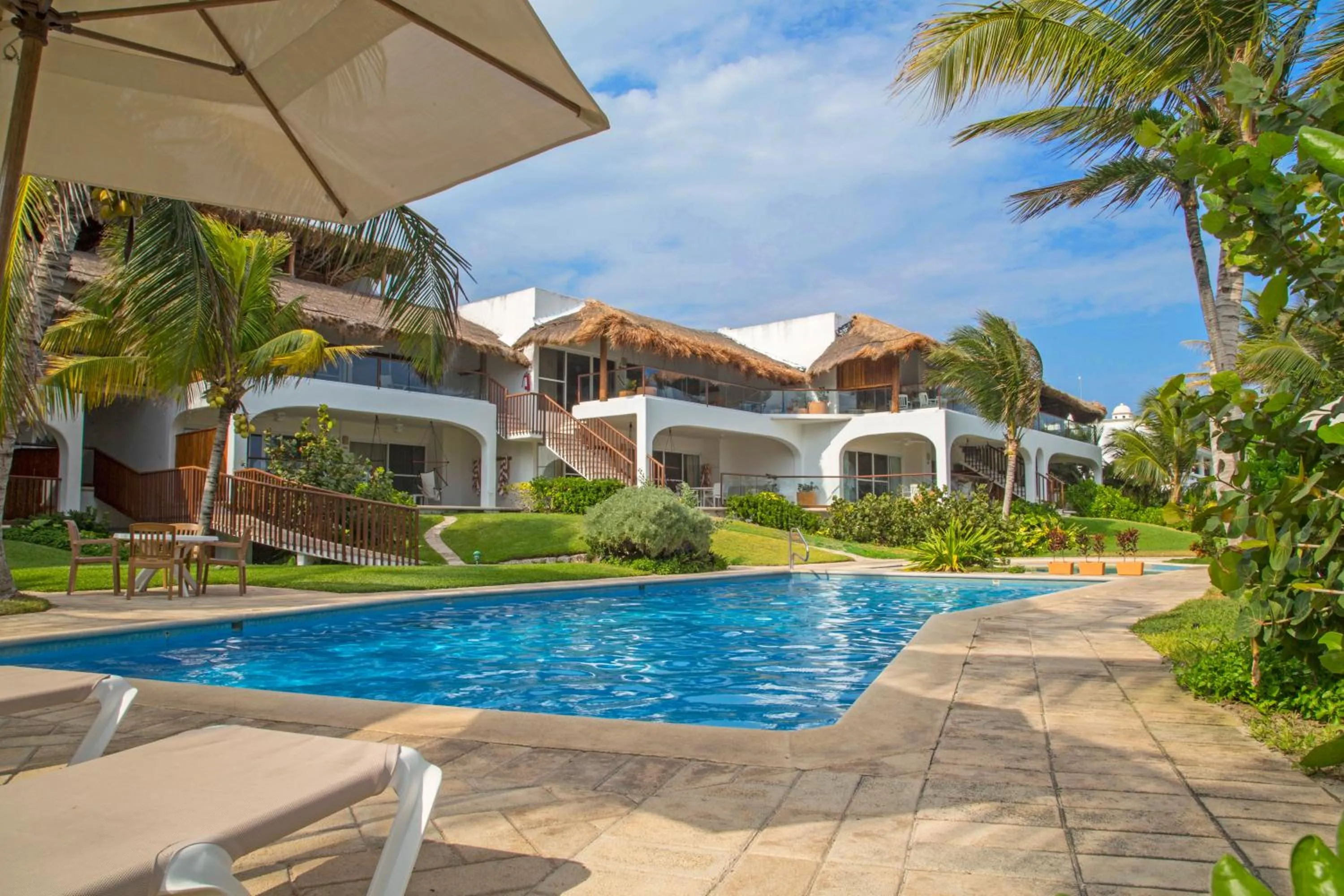 Garden in Las Villas Akumal