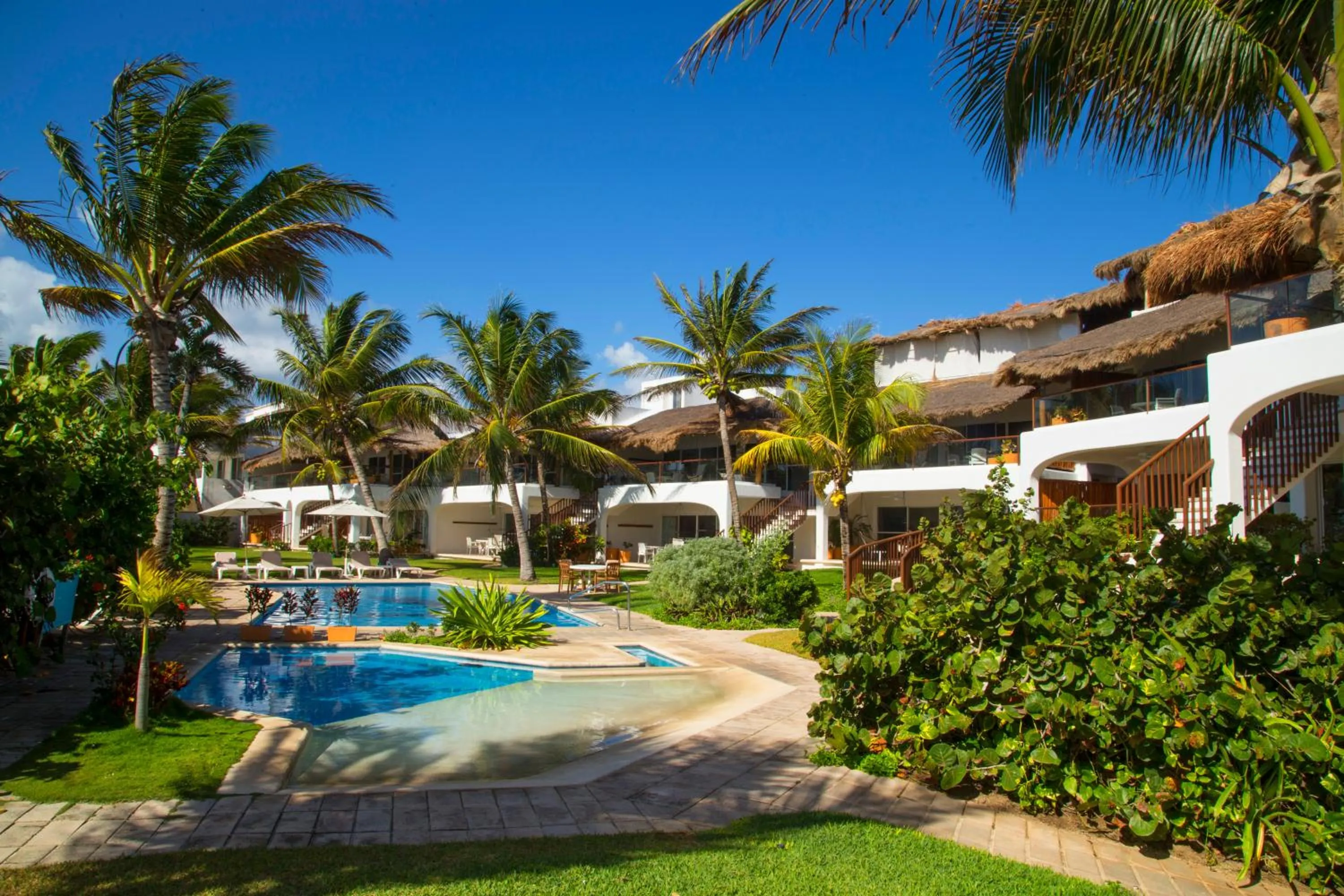 Garden in Las Villas Akumal