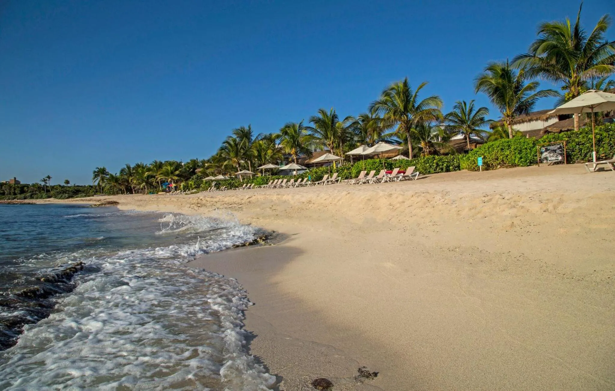 Beach in Las Villas Akumal