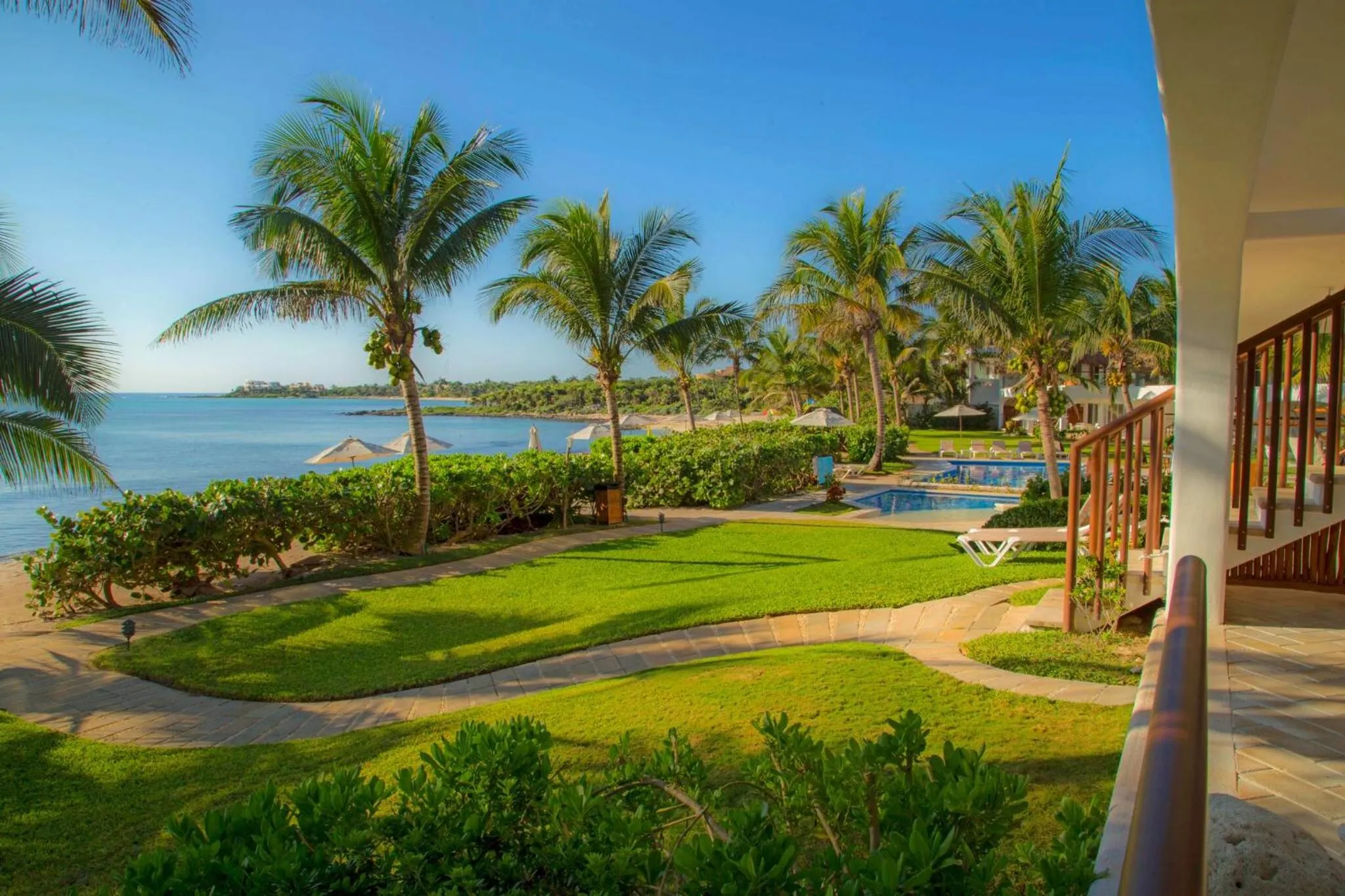 Garden in Las Villas Akumal