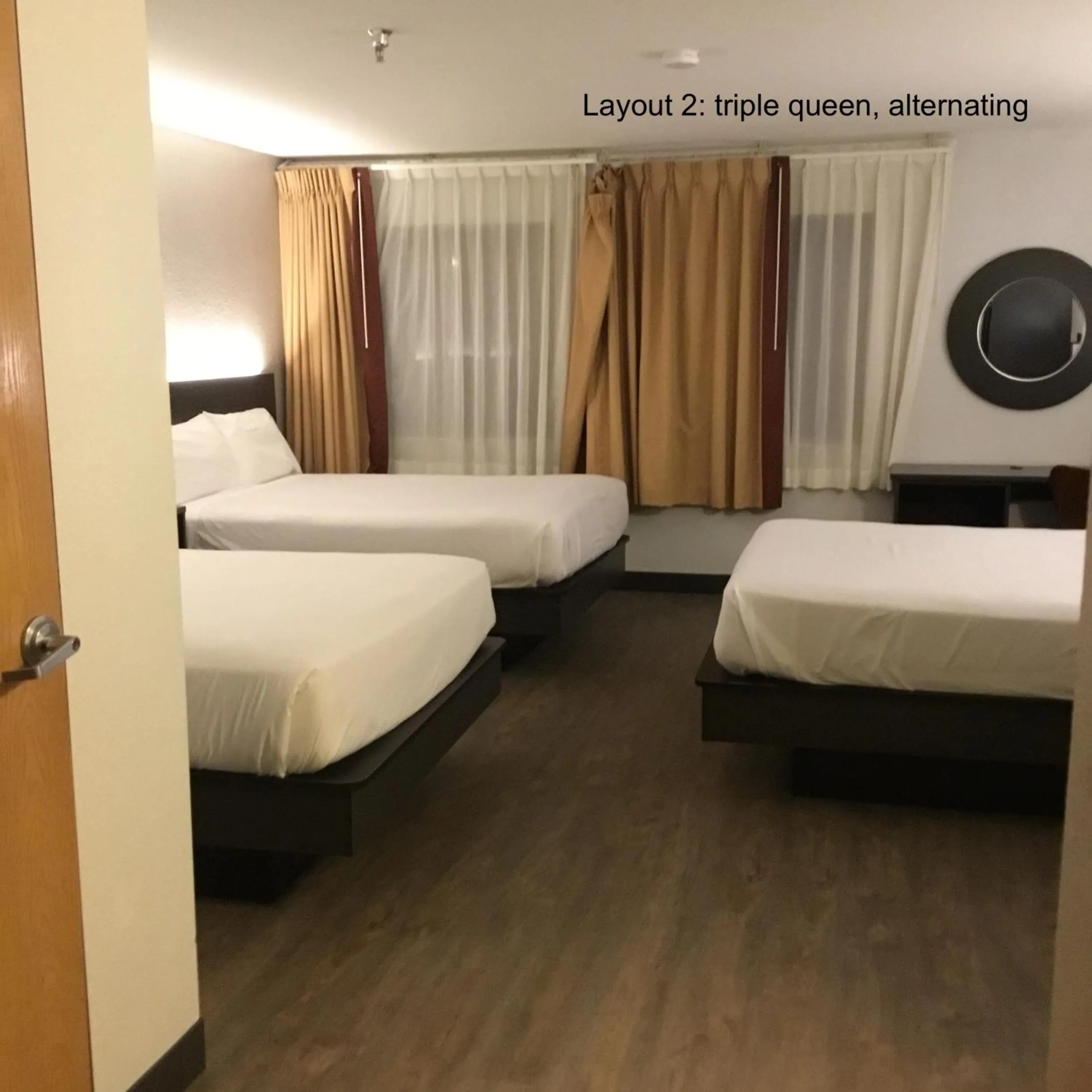 Bed in Pinetop Studio Suites