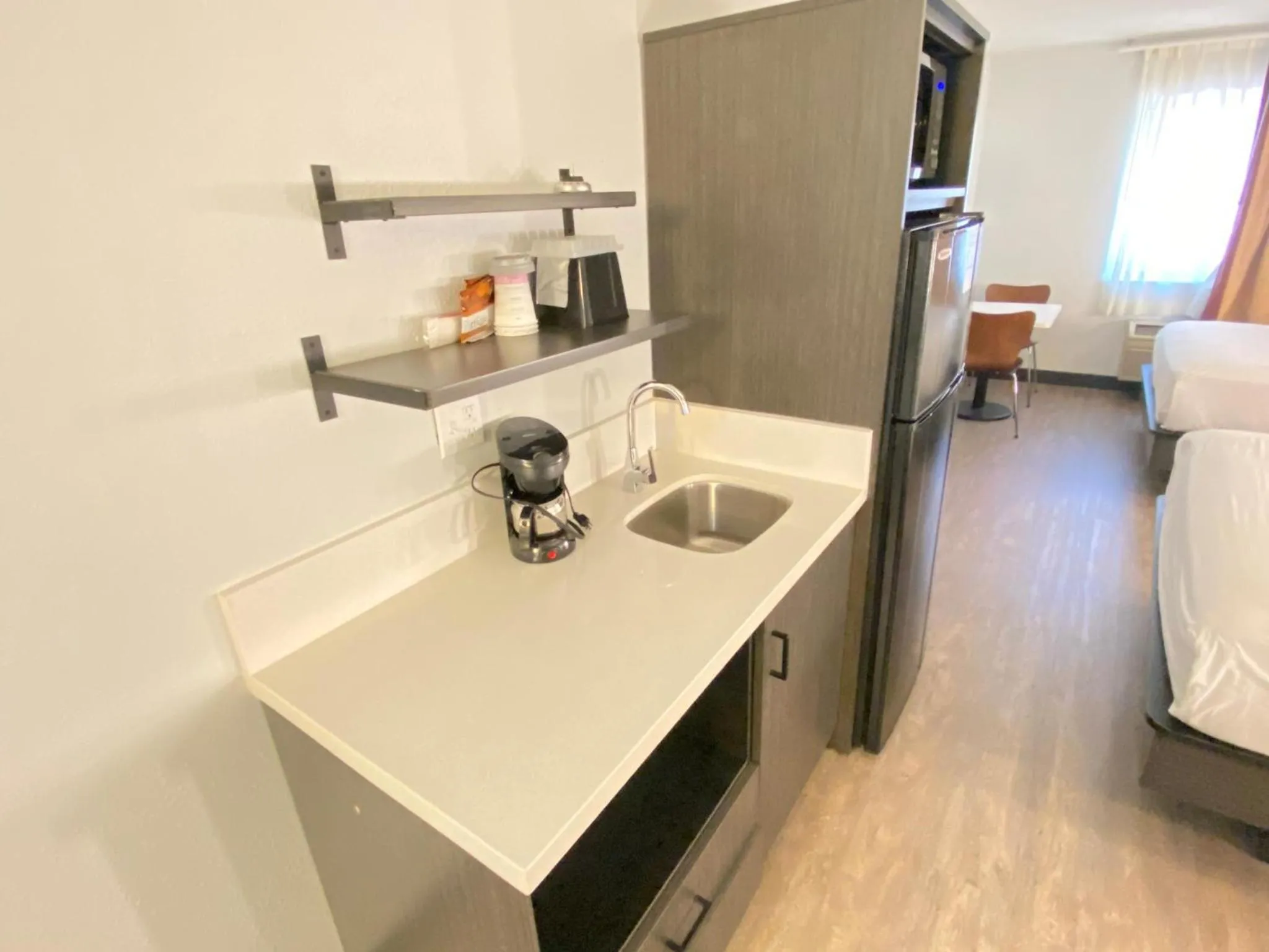 Bed in Pinetop Studio Suites