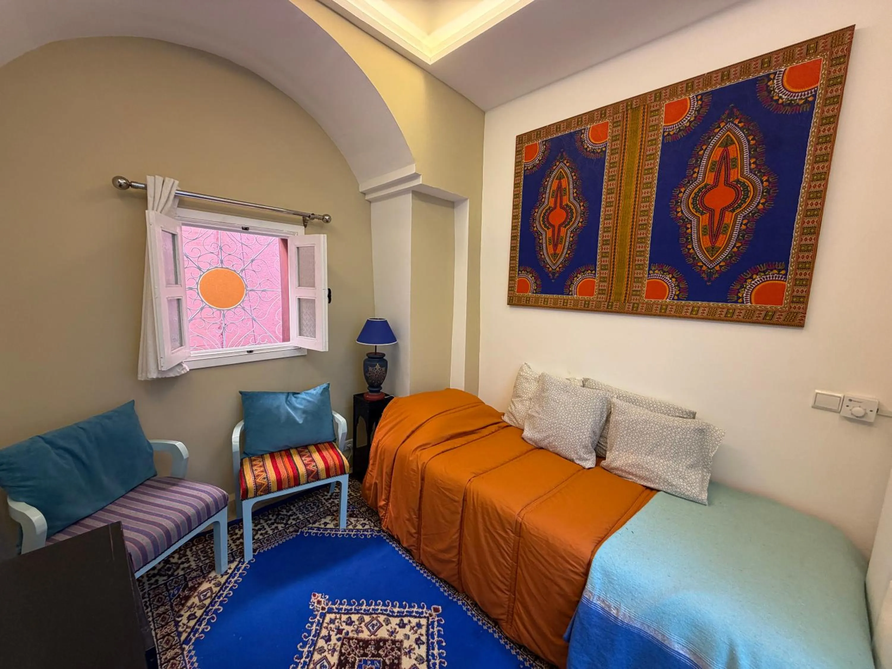 Bed in Riad Dar Saad - Hammam & Spa